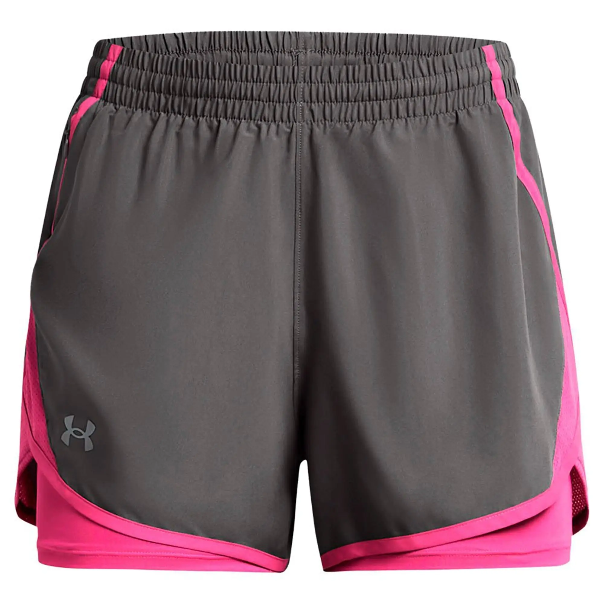 Under Armour Fly By 2-in-1 Shorts  - Grey