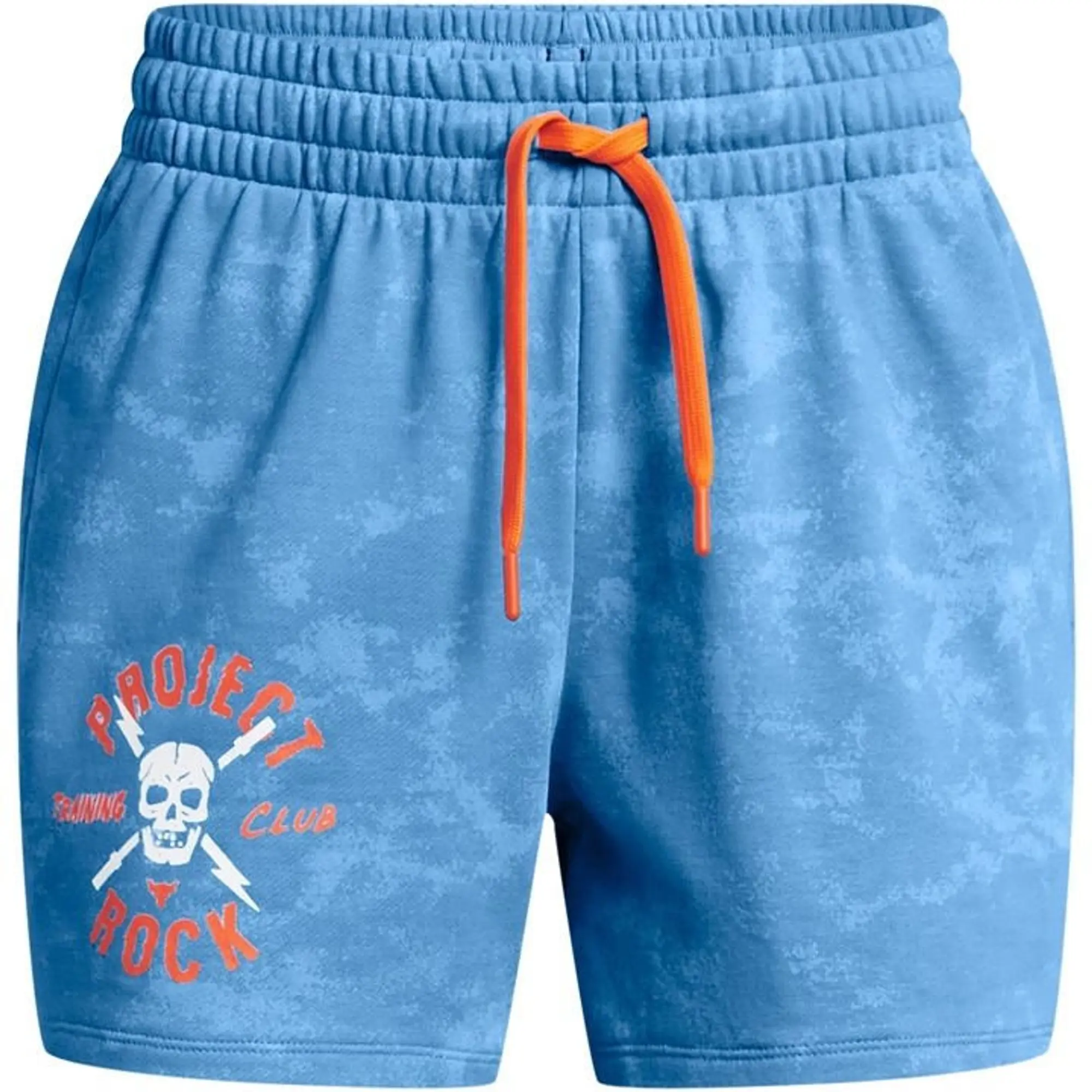 Under Armour Women's Project Rock Terry Underground Shorts Viral Blue / Phoenix / White S