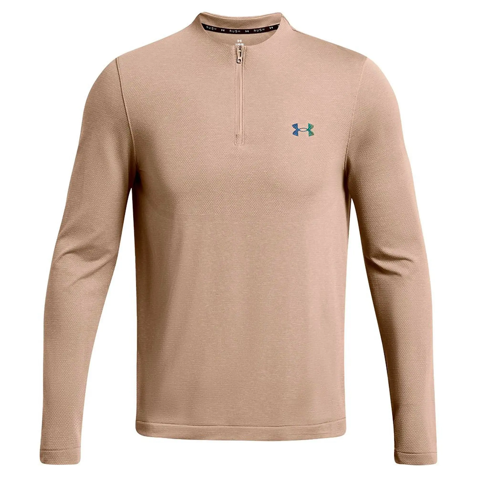 Men's  Under Armour  Vanish Elite Seamless ¼ Zip Timberwolf Taupe / Iridescent XXL