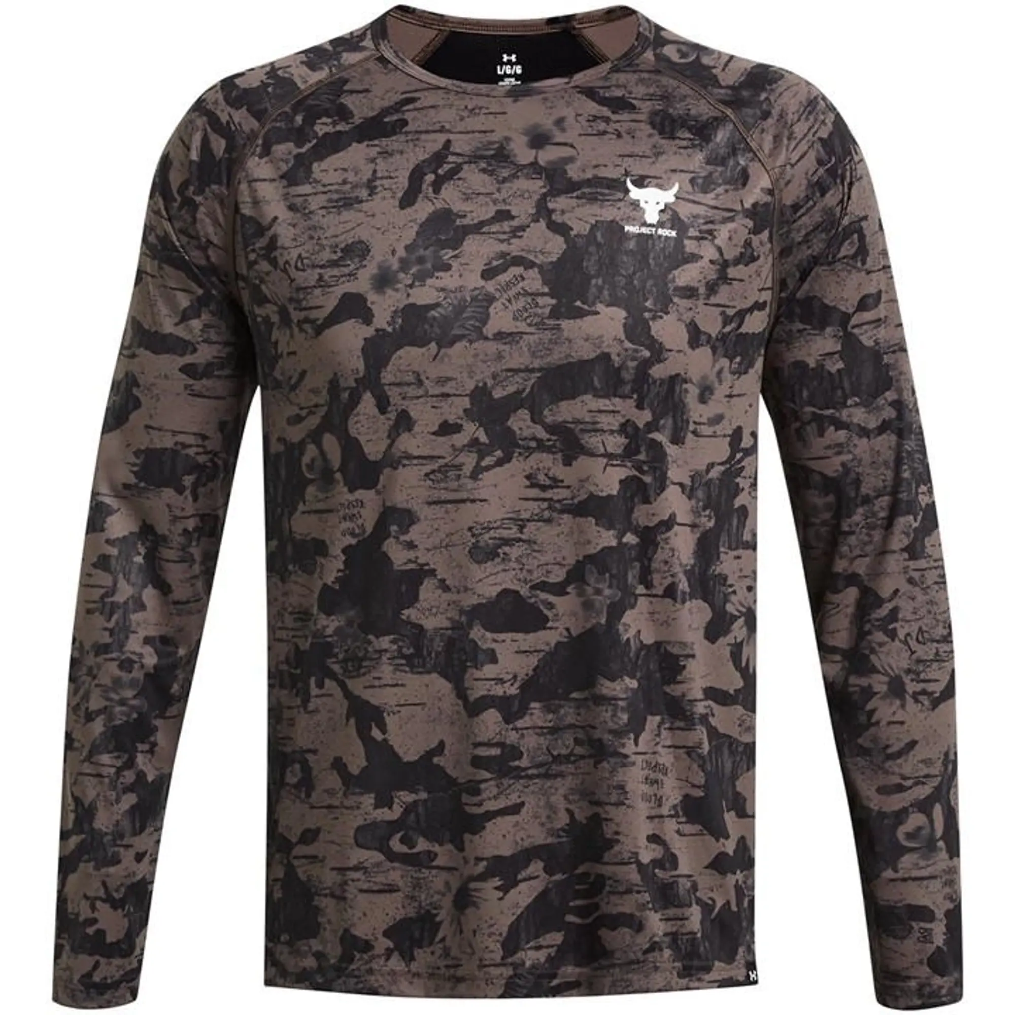 Under Armour Men's Project Rock Iso-Chill Long Sleeve Fresh Clay / White XXL