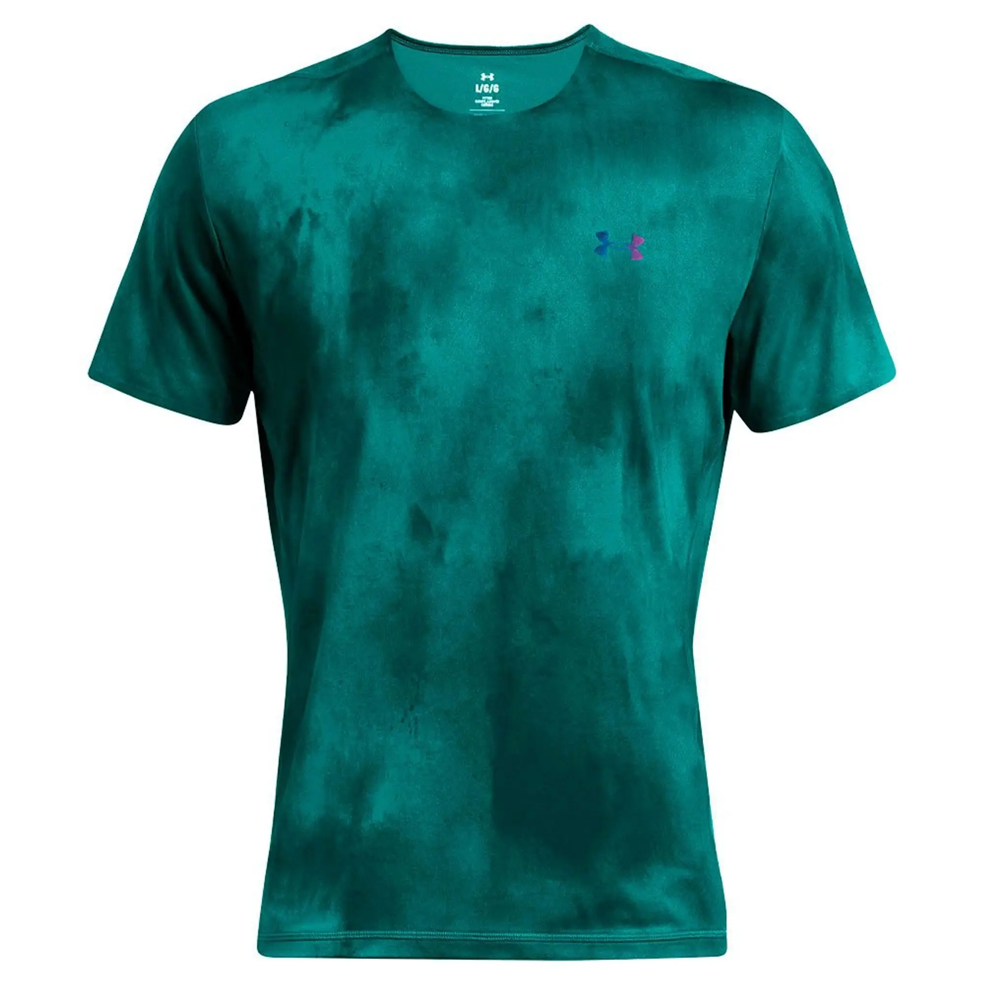 Under Armour Armour Vanish Elite Vent Prtd Ss Gym Top Mens - Blue
