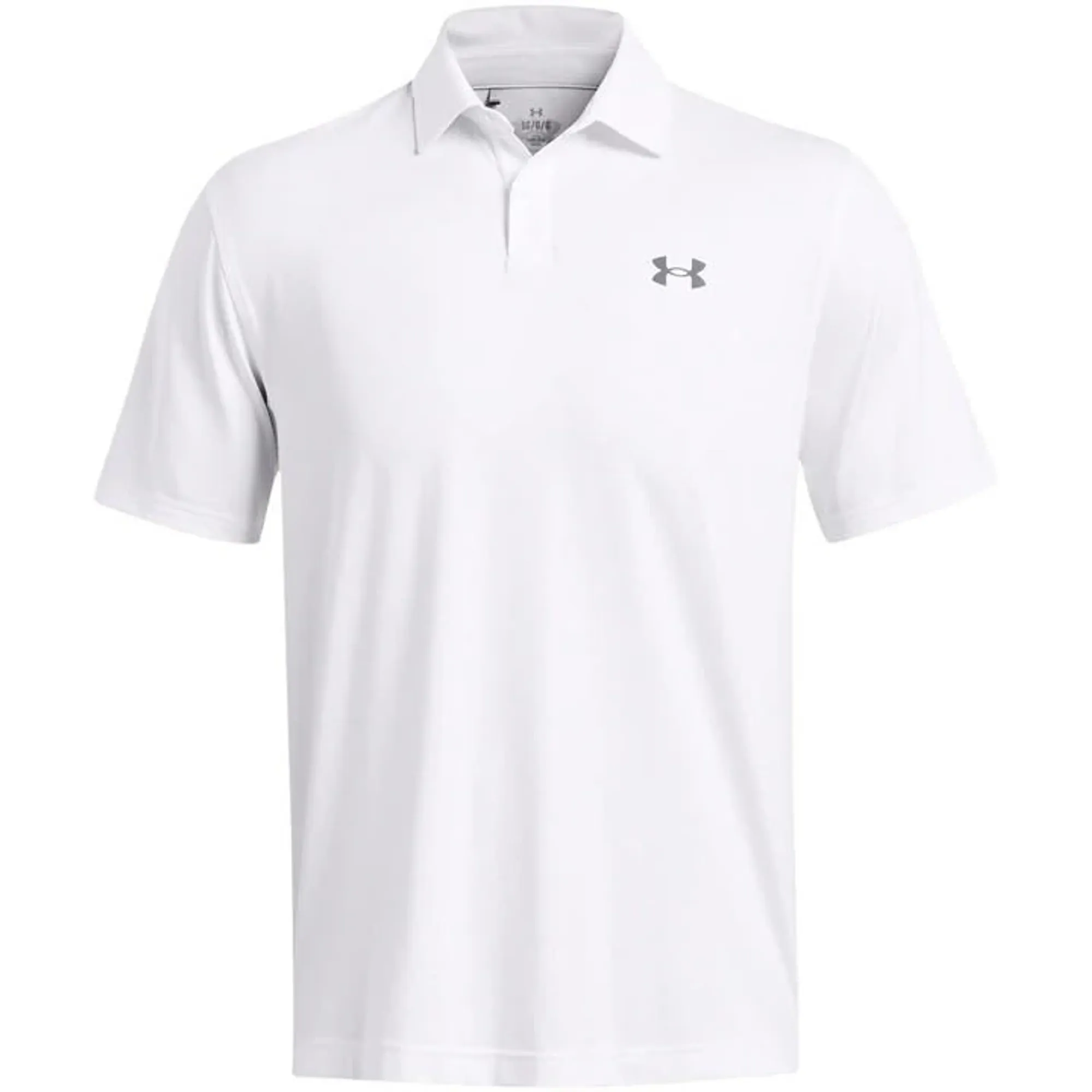 Men's  Under Armour  Tee To Green Polo White / Pitch Gray XL