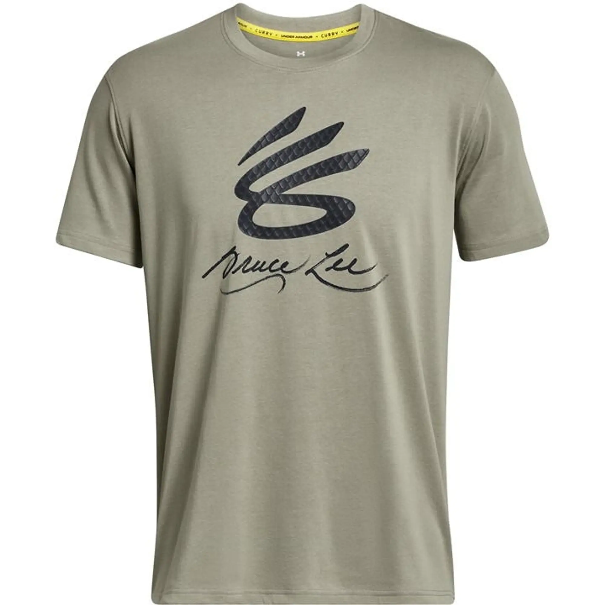 Under Armour Men's Curry x Bruce Lee T-Shirt Grove Green / Black XL