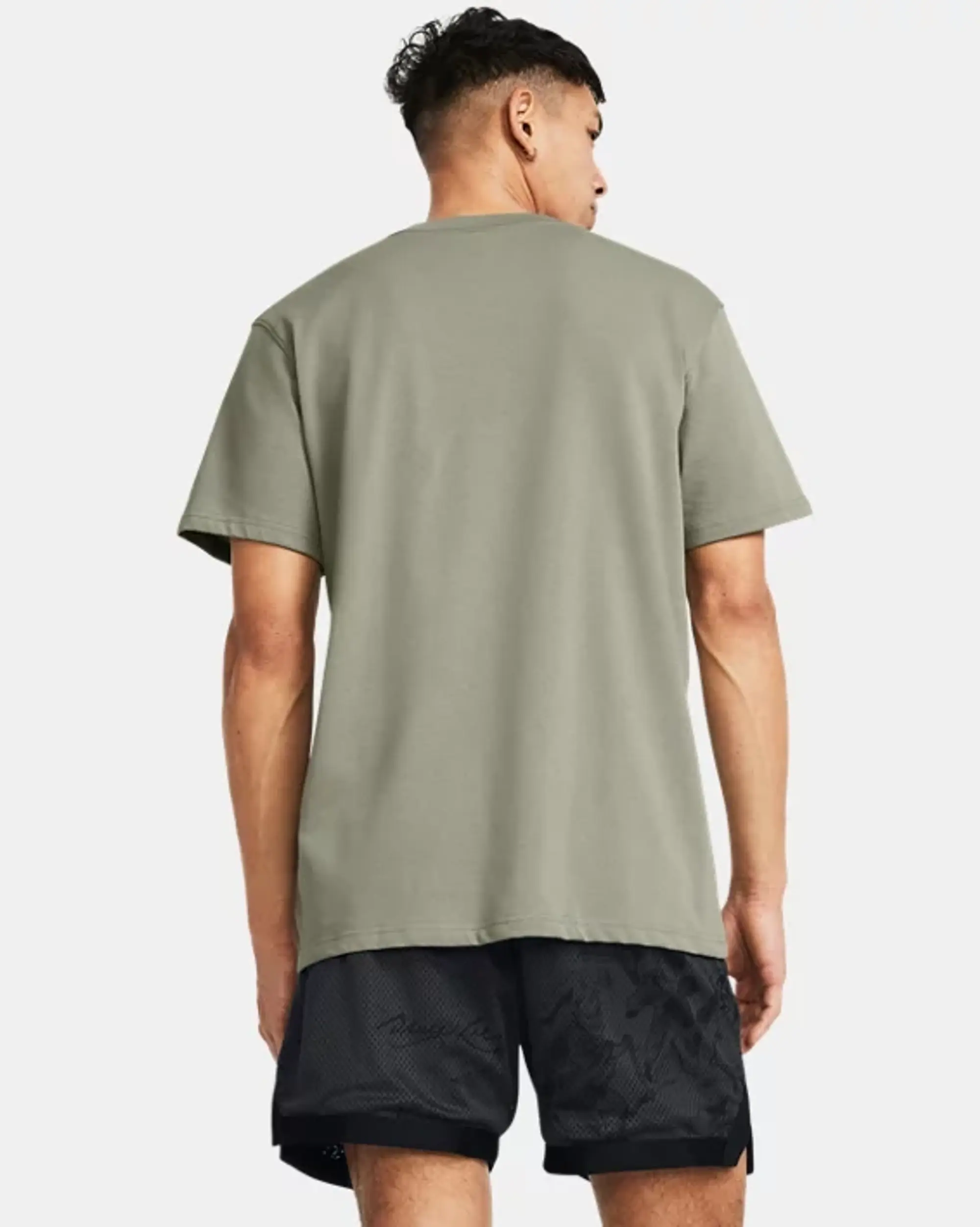 Under Armour Men's Curry x Bruce Lee T-Shirt Grove Green / Black XL