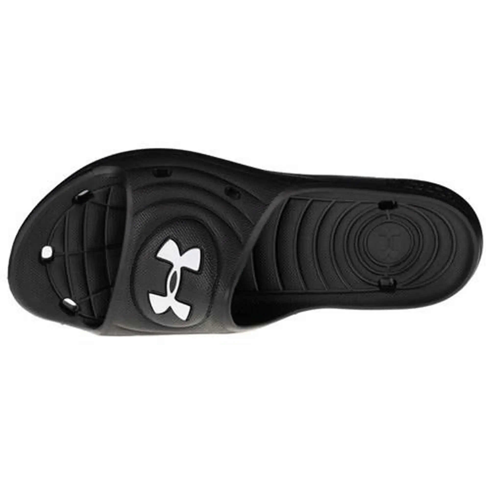 Men's  Under Armour  Locker IV Slides Black / Black / White 6 (EU 40)