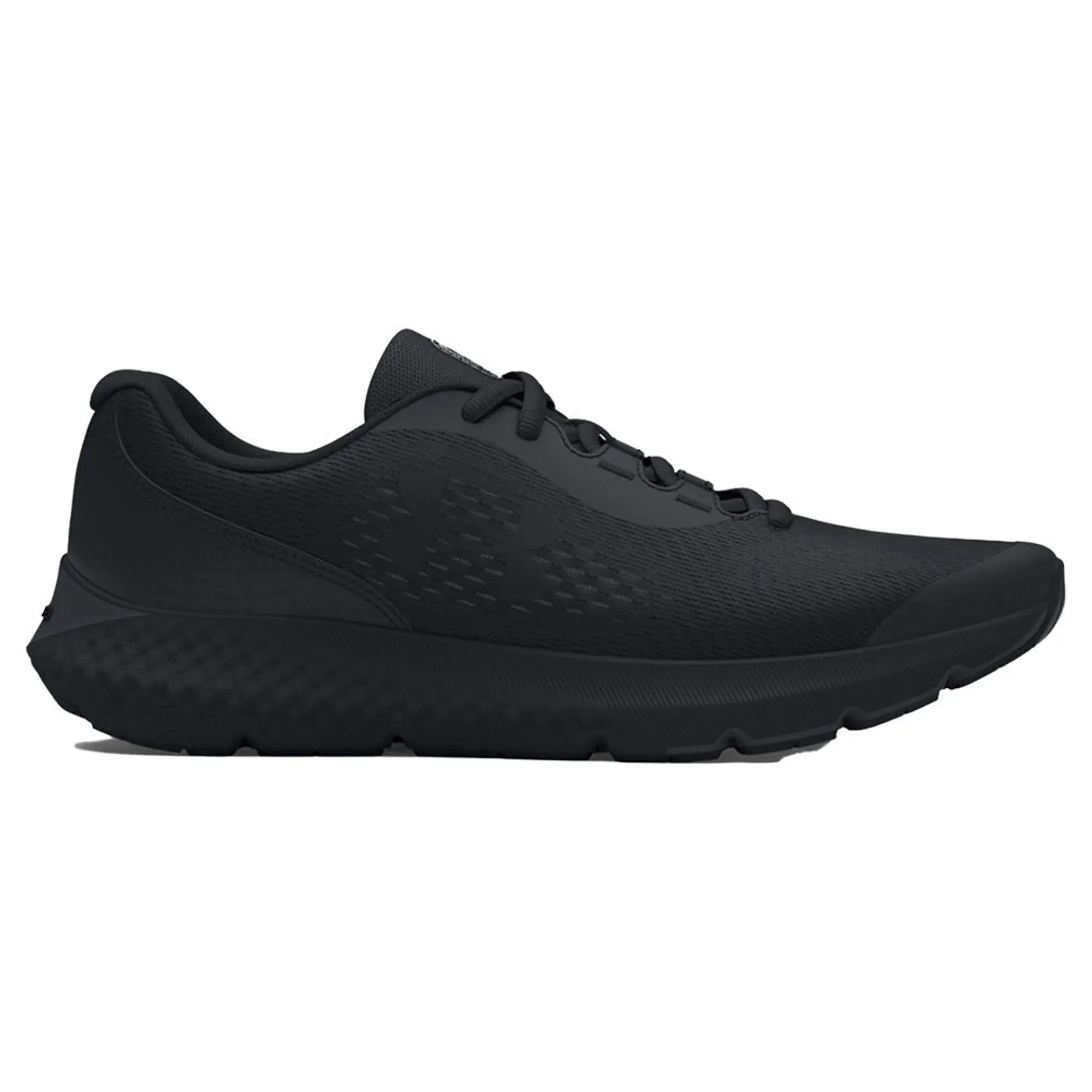 Boys' Grade School  Under Armour  Rogue 4 Running Shoes Black / Black / Black 3