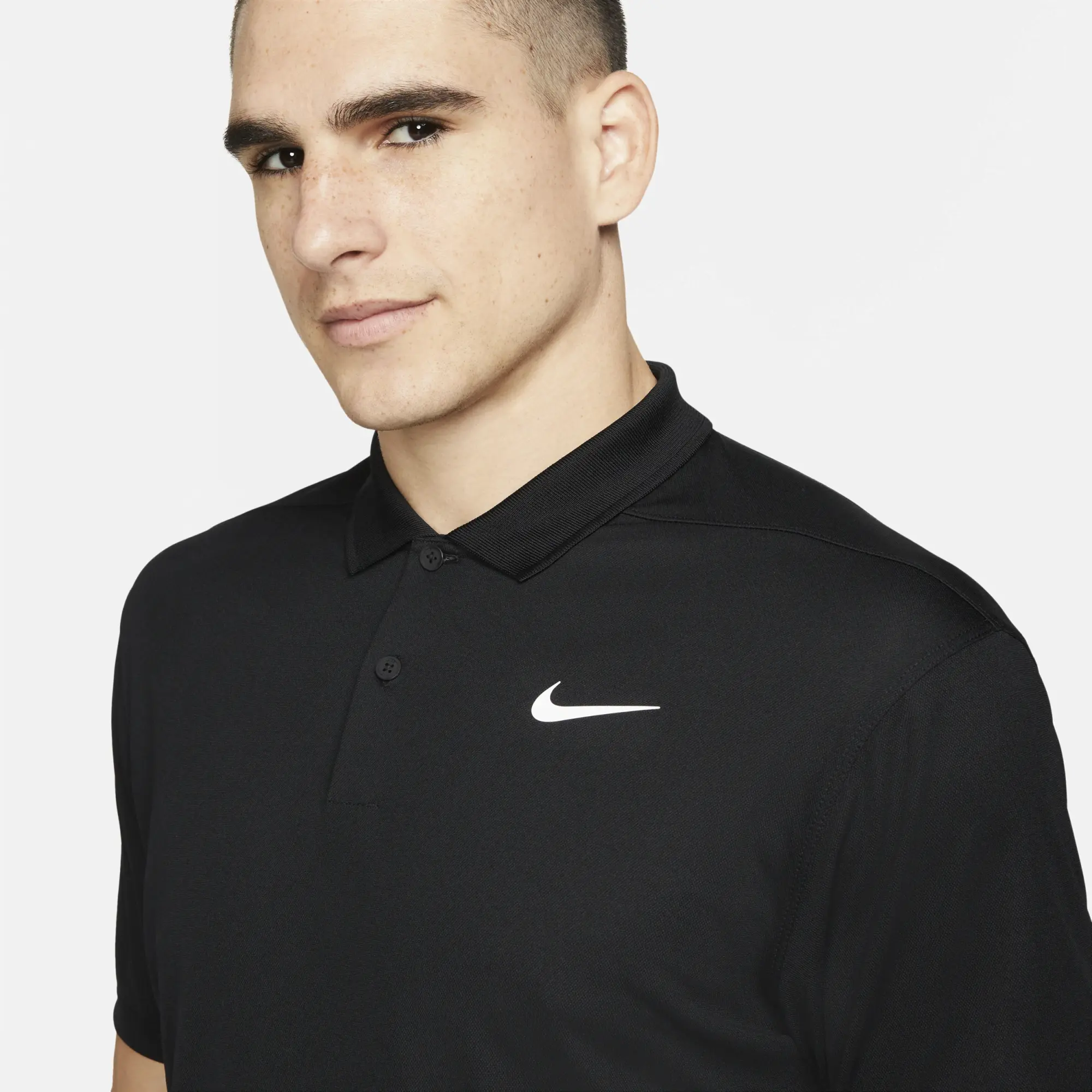 NikeCourt Dri-FIT Men's Tennis Polo - Black - Polyester