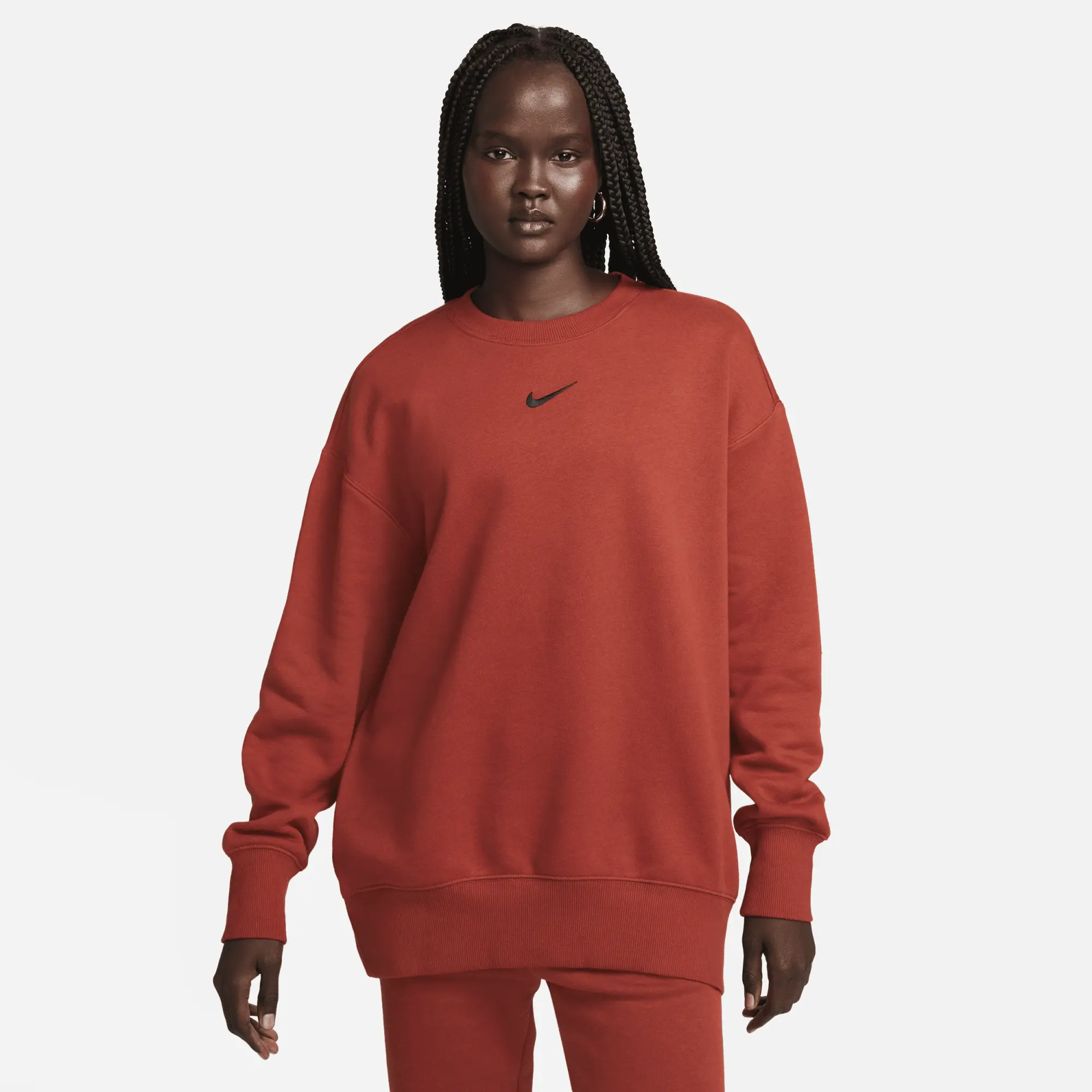 Nike sweatshirt orange sale