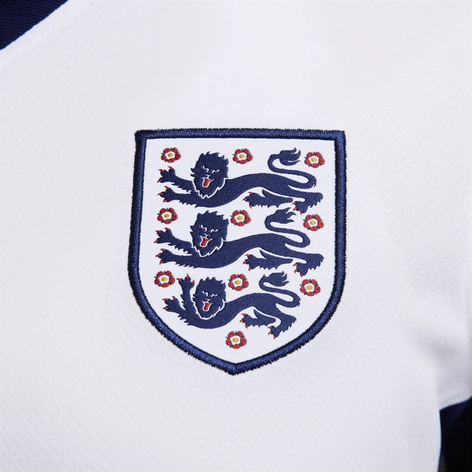 England (Women's Team) 2024/25 Stadium Home Women's Nike Dri-FIT Football Replica Shirt - White - Polyester