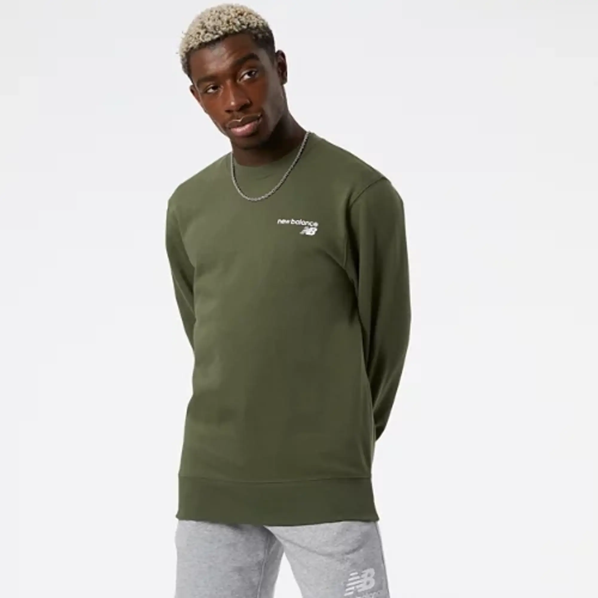 New Balance Classic Core Fleece Crewneck Sweatshirt - Green