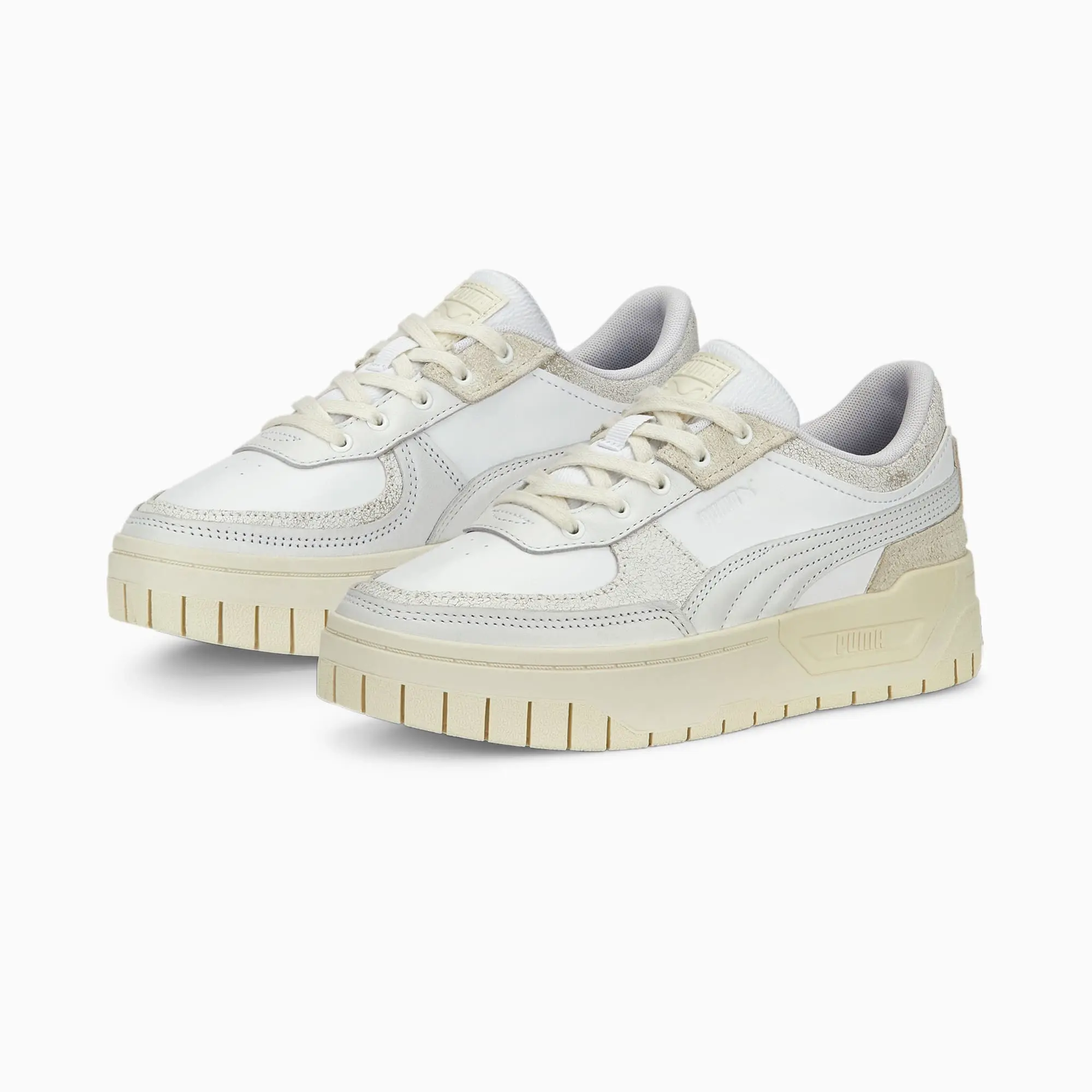 Puma Womens Cali Dream Thrifted Sneakers - White