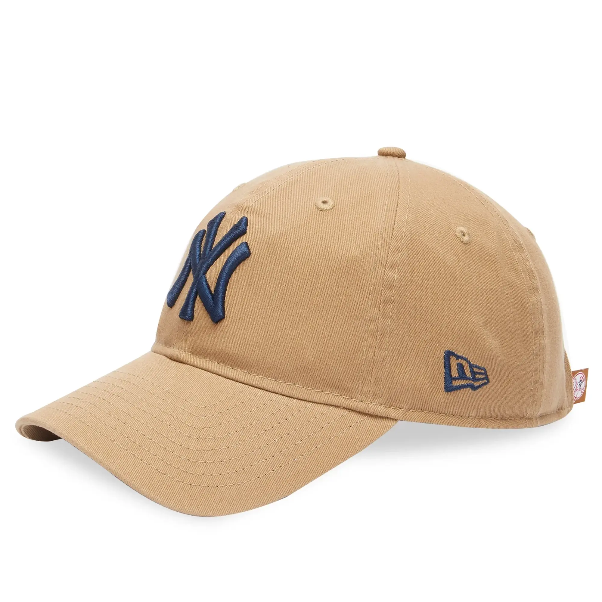 New Era Ny Yankees Contrast Washed 9Twenty Cap In Beige-Neutral