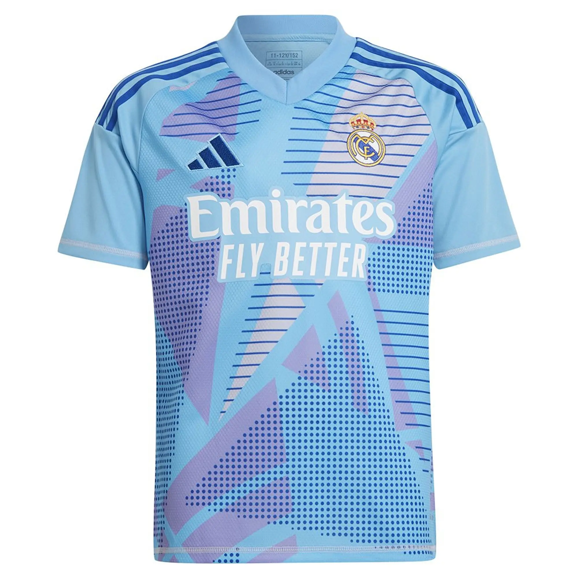 adidas Real Madrid Kids LS Goalkeeper Home Mini Kit 2024/25