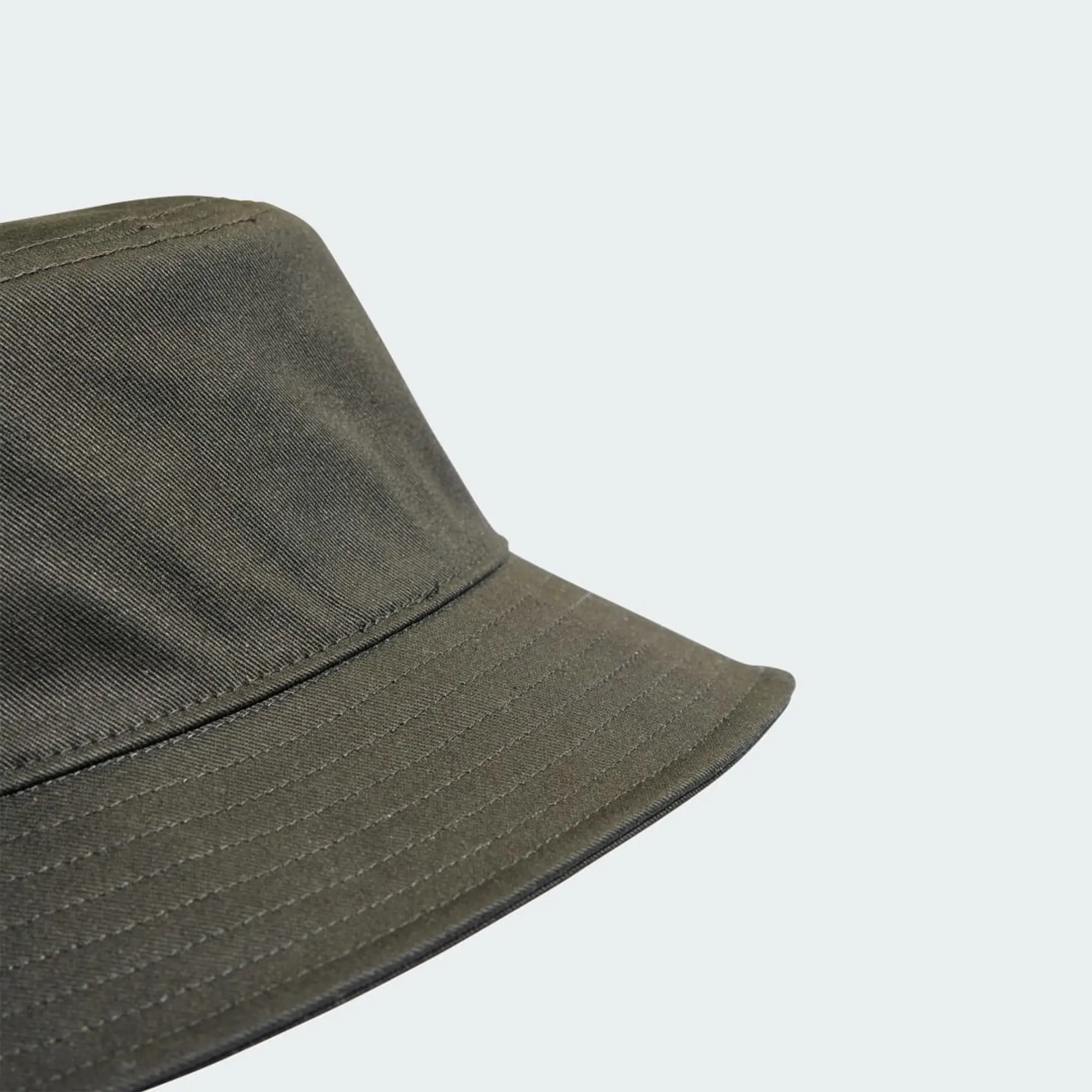 Adidas Originals Three Stripe Bucket Hat In Black