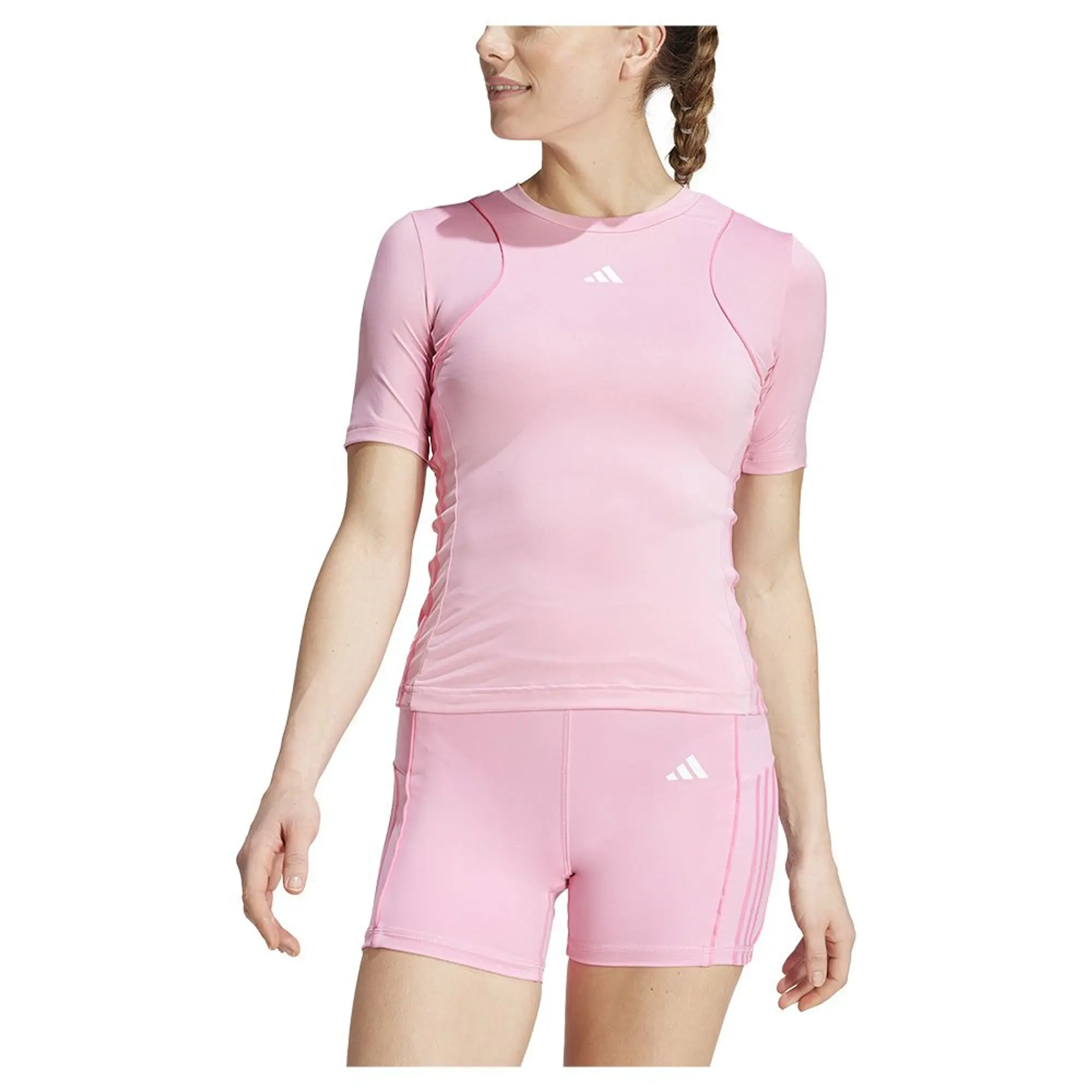 adidas Hyperglam Colour Training Crop T-Shirt