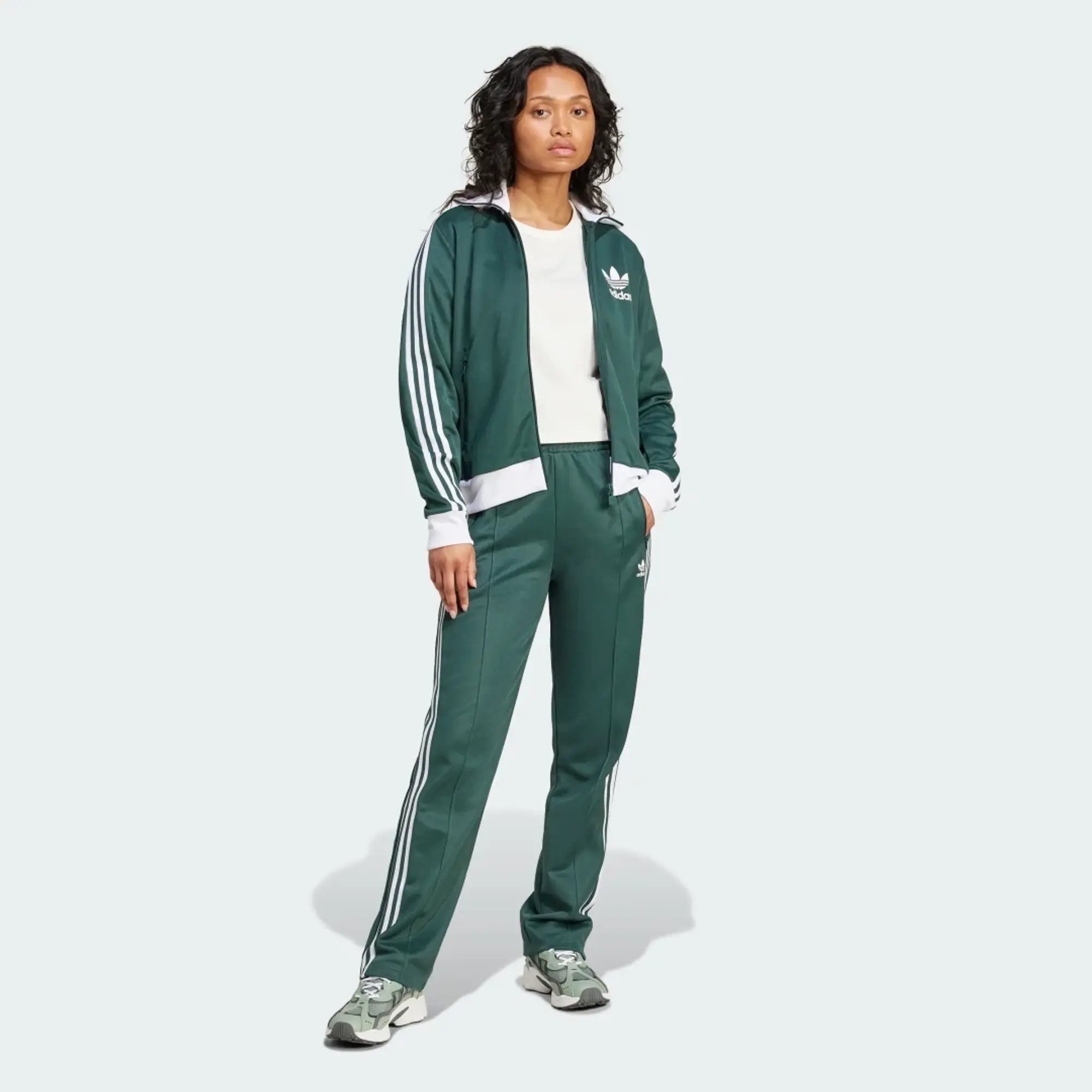 Adidas Originals Beckenbauer Tracksuit Pants Green IY2226 FOOTY.COM