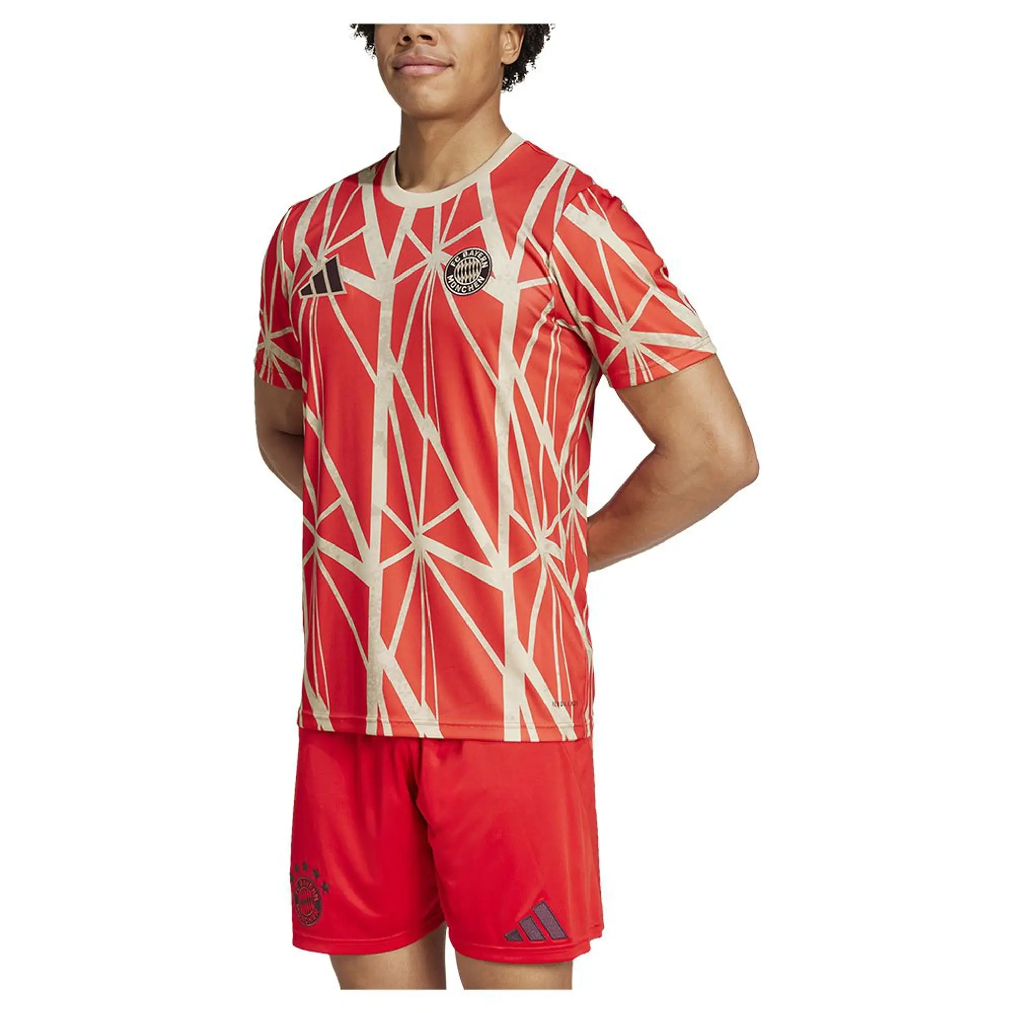 adidas Bayern Munich Mens SS Pre-Match Home Shirt 2024/25