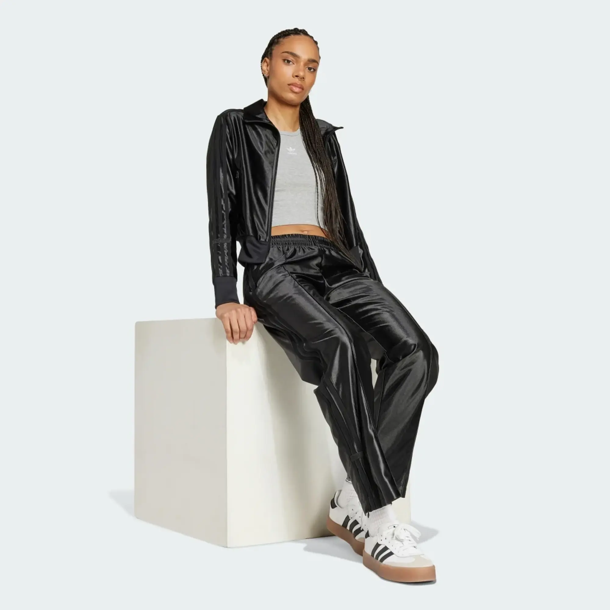 ◆adidas◆ Firebird Fitted Track Top Black IW5516 Adidas Originals Firebird Fitted Track Top In Black | IW5516