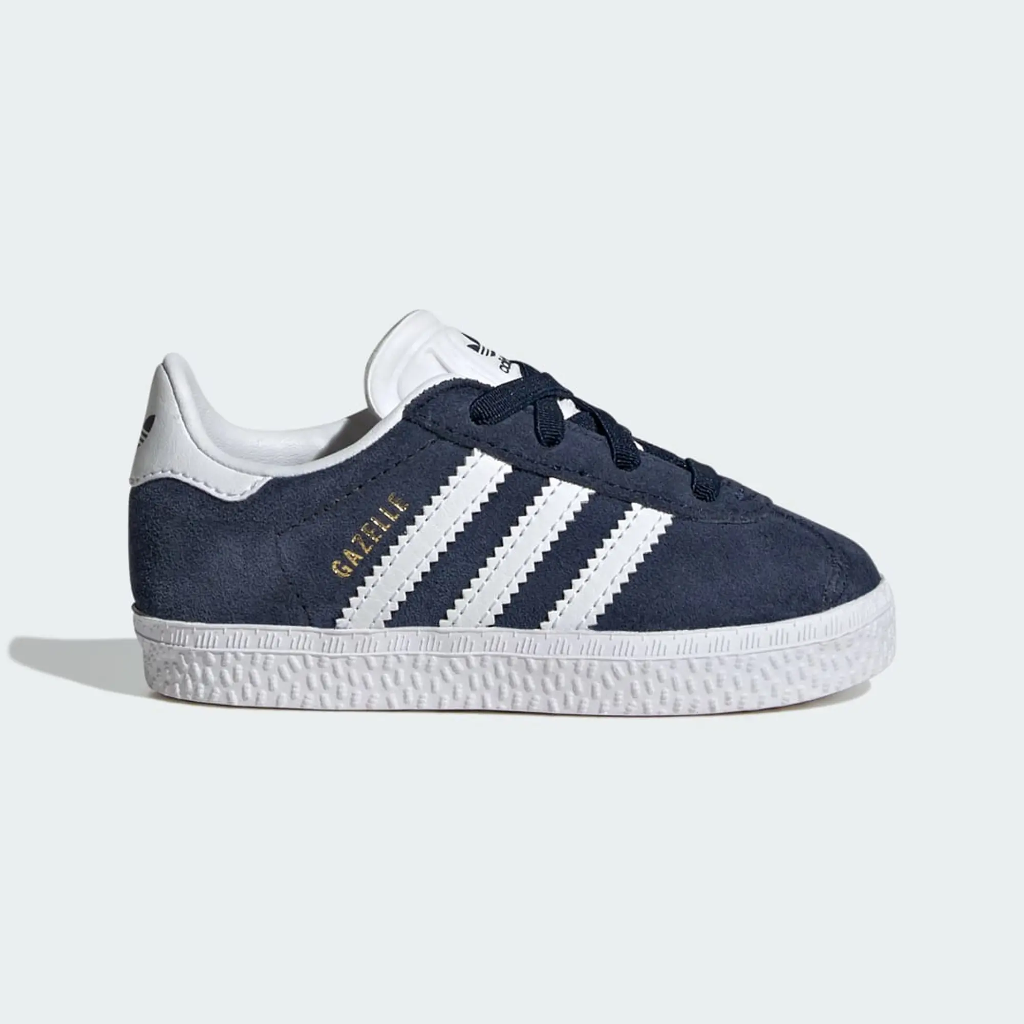 adidas navy & white gazelle Toddler trainers