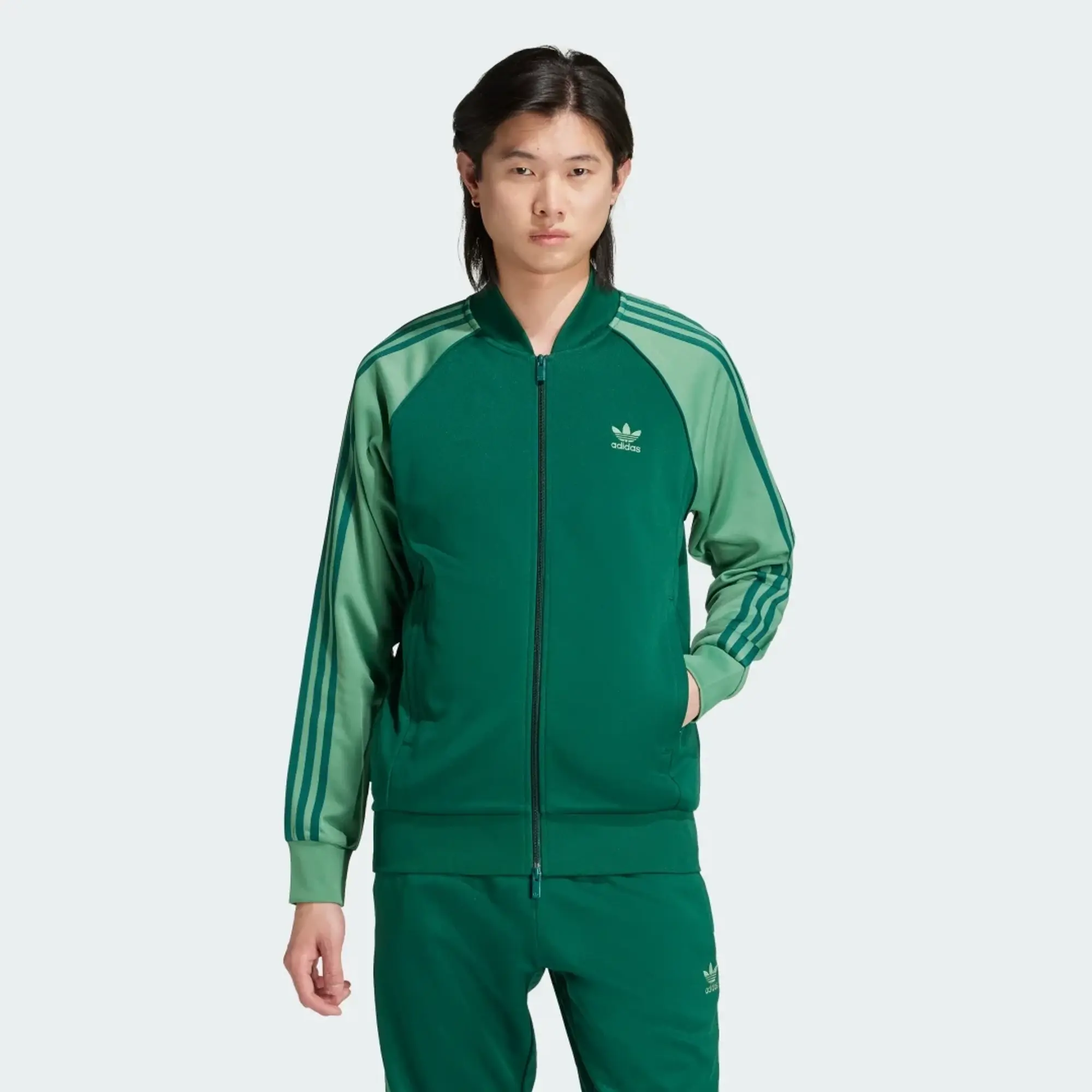 Adidas Originals Adicolor Classics Sst Track Top In Green