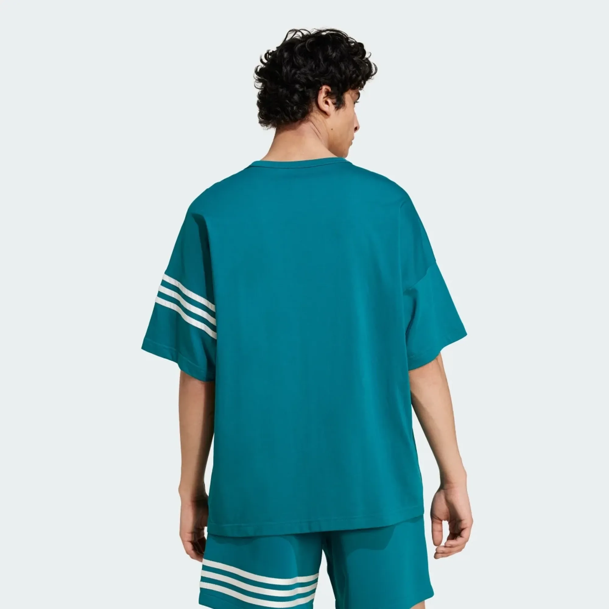 Adidas Originals Neuclassics Tee In Legacy Teal-Blue | JF9138 | FOOTY.COM