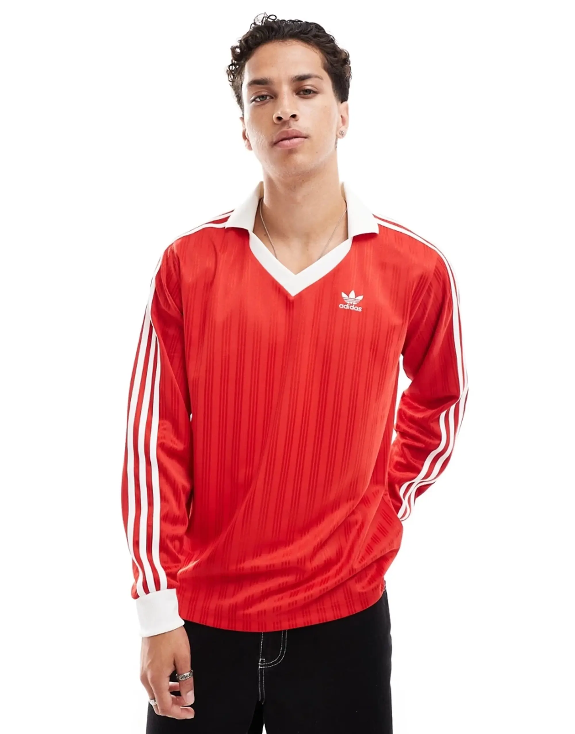 adidas Adicolor Piqué Football Long Sleeve Long-Sleeve Top