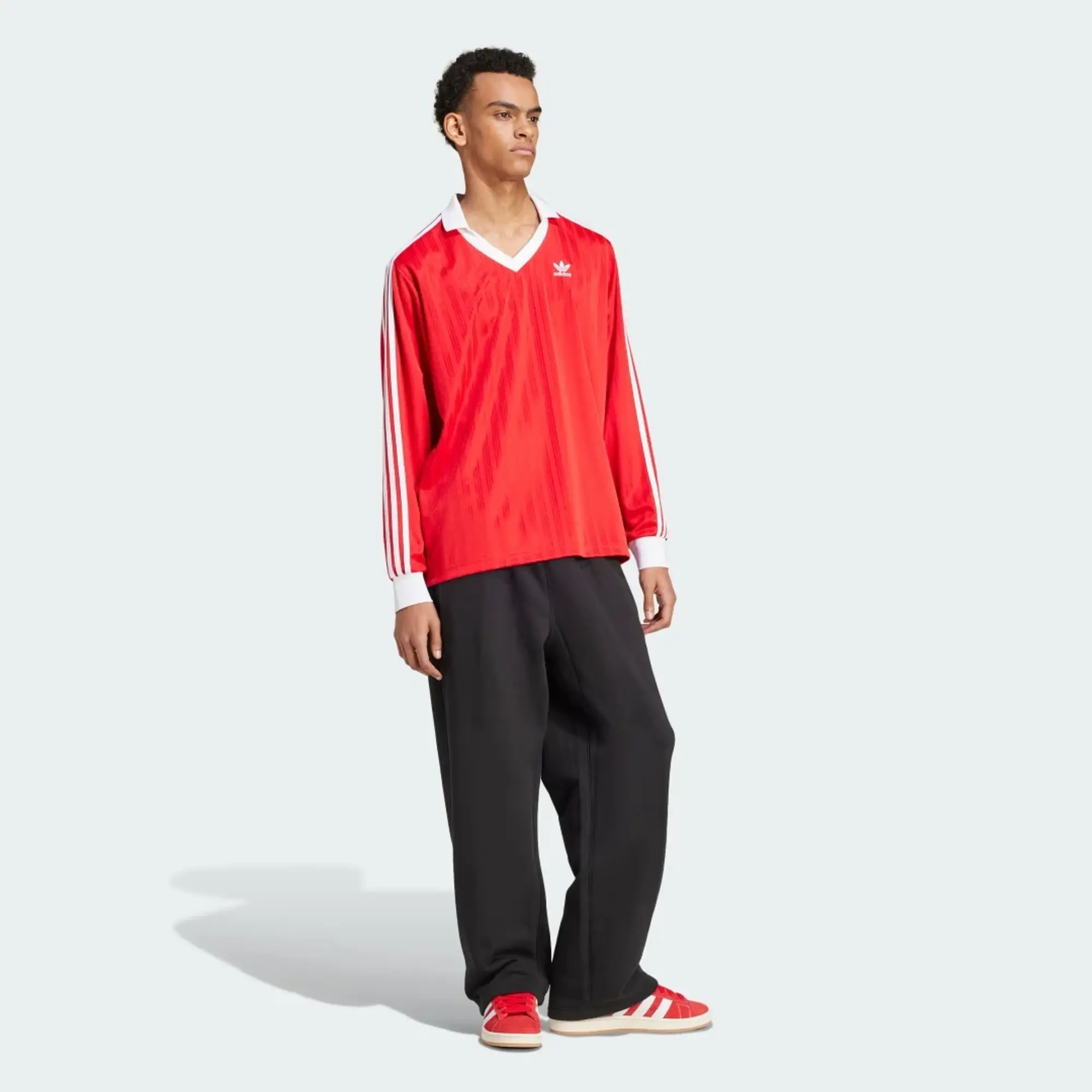 adidas Adicolor Piqué Football Long Sleeve Long-Sleeve Top