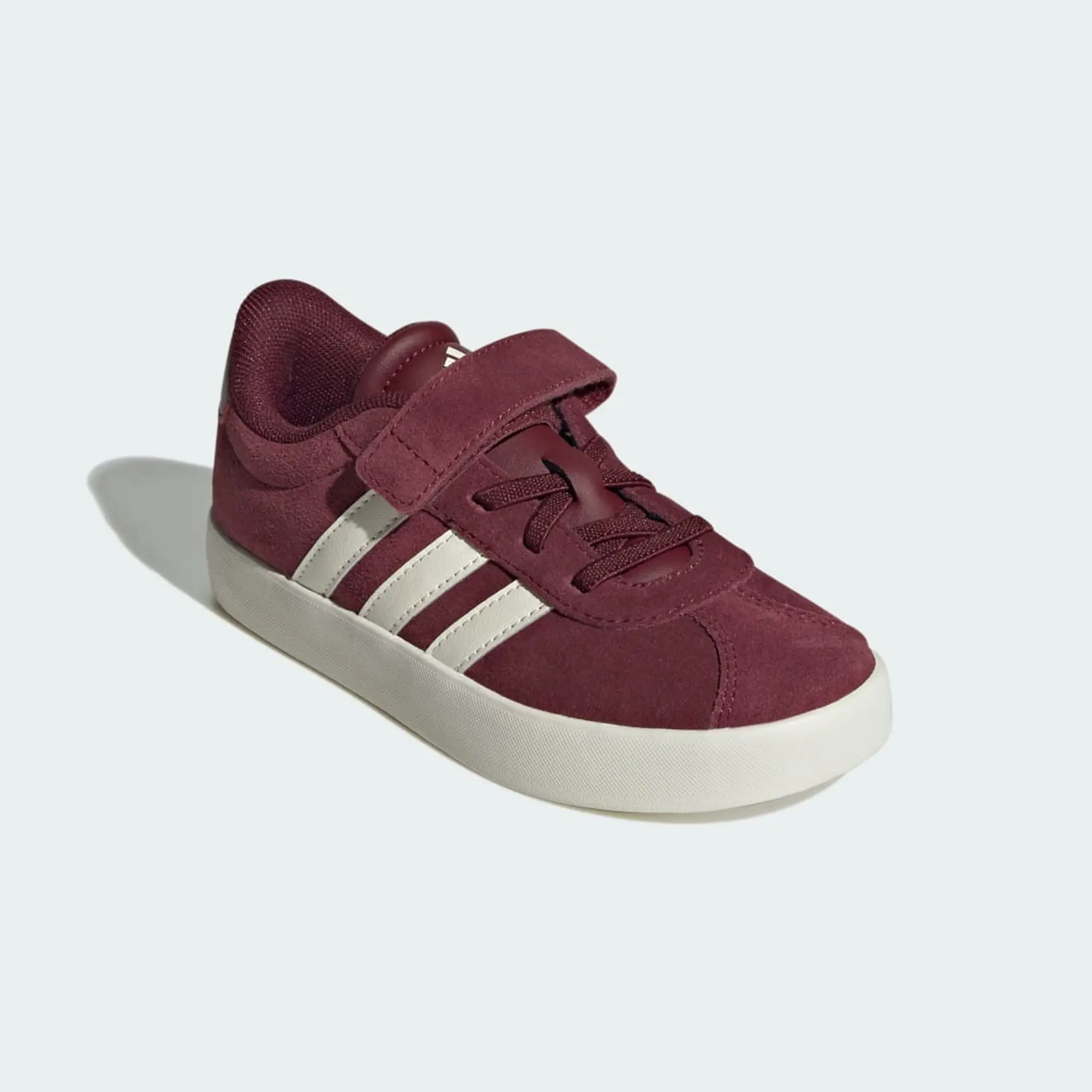 adidas  VL COURT 3.0 EL C  girls's Children's Shoes (Trainers) in Bordeaux