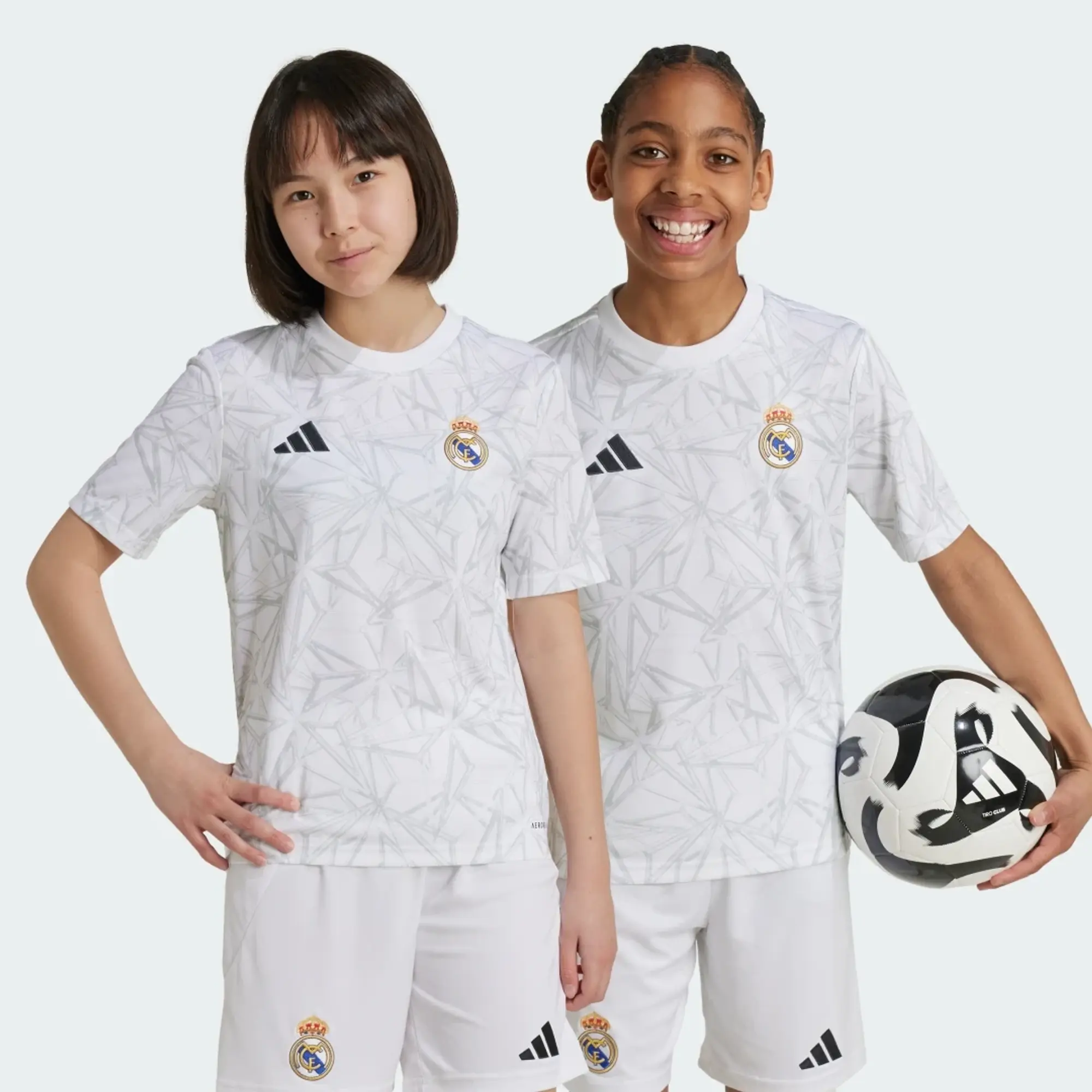 adidas Real Madrid Kids SS Pre-Match Away Shirt 2024/25