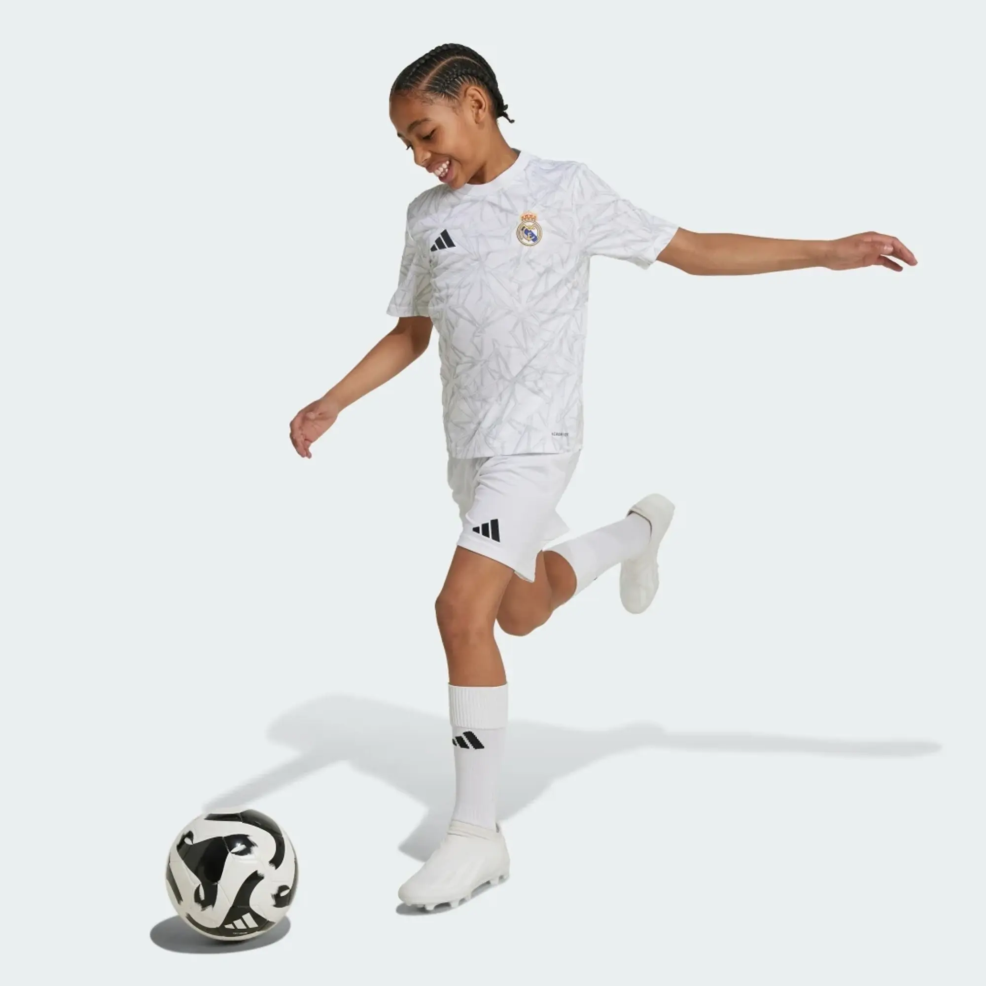 adidas Kids Real Madrid Pre Match Jersey Kids