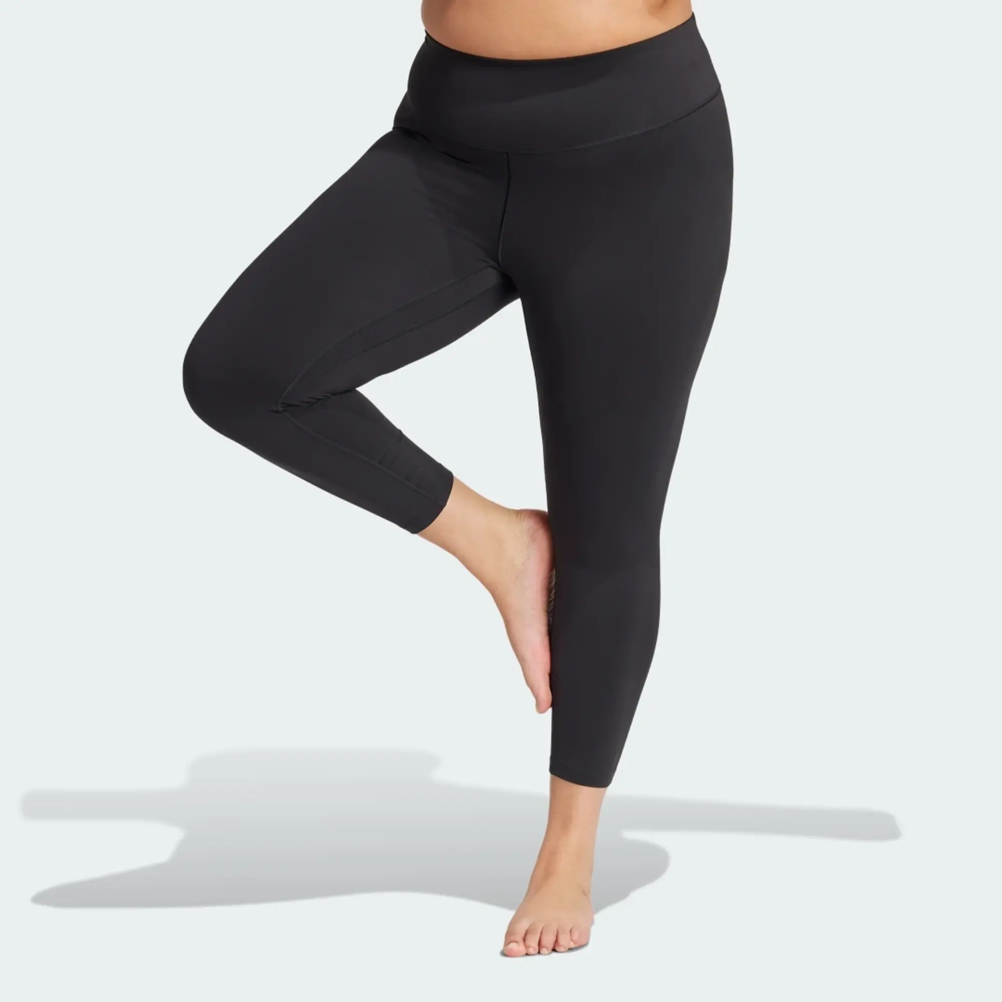 Adidas Performance Plus 7/8 Leggings In Black