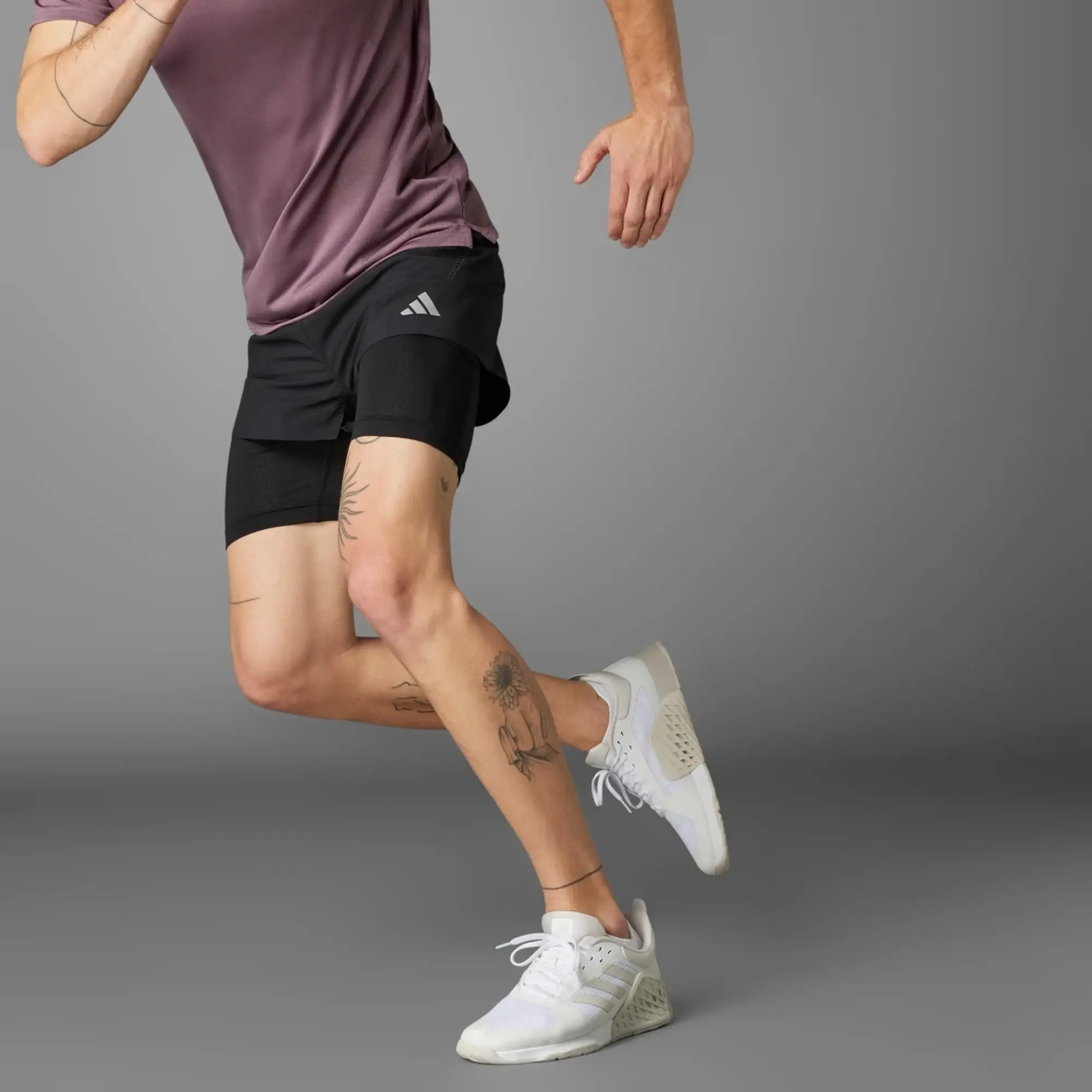 adidas Men HEAT.RDY Two in One HIIT Shorts