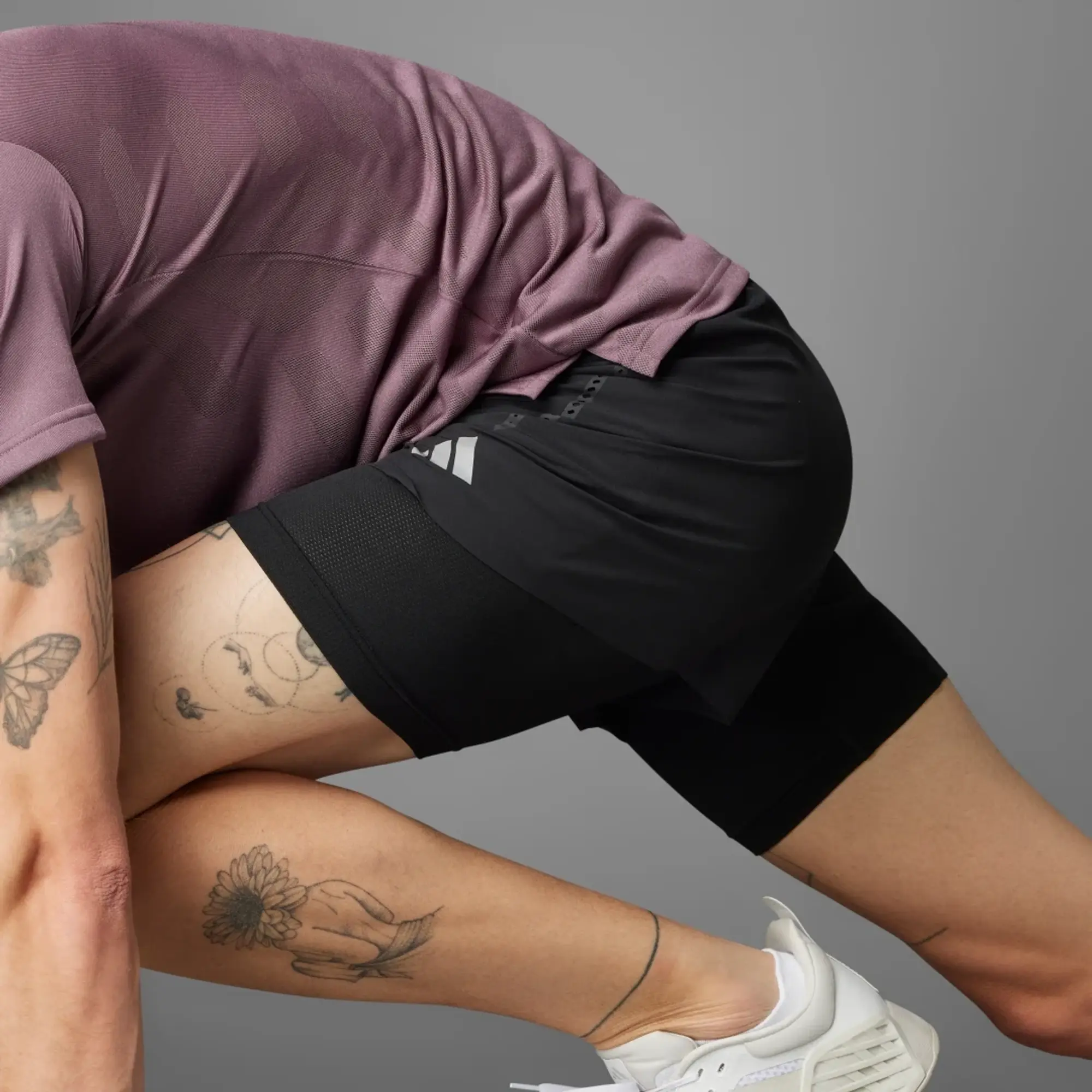 adidas Men HEAT.RDY Two in One HIIT Shorts