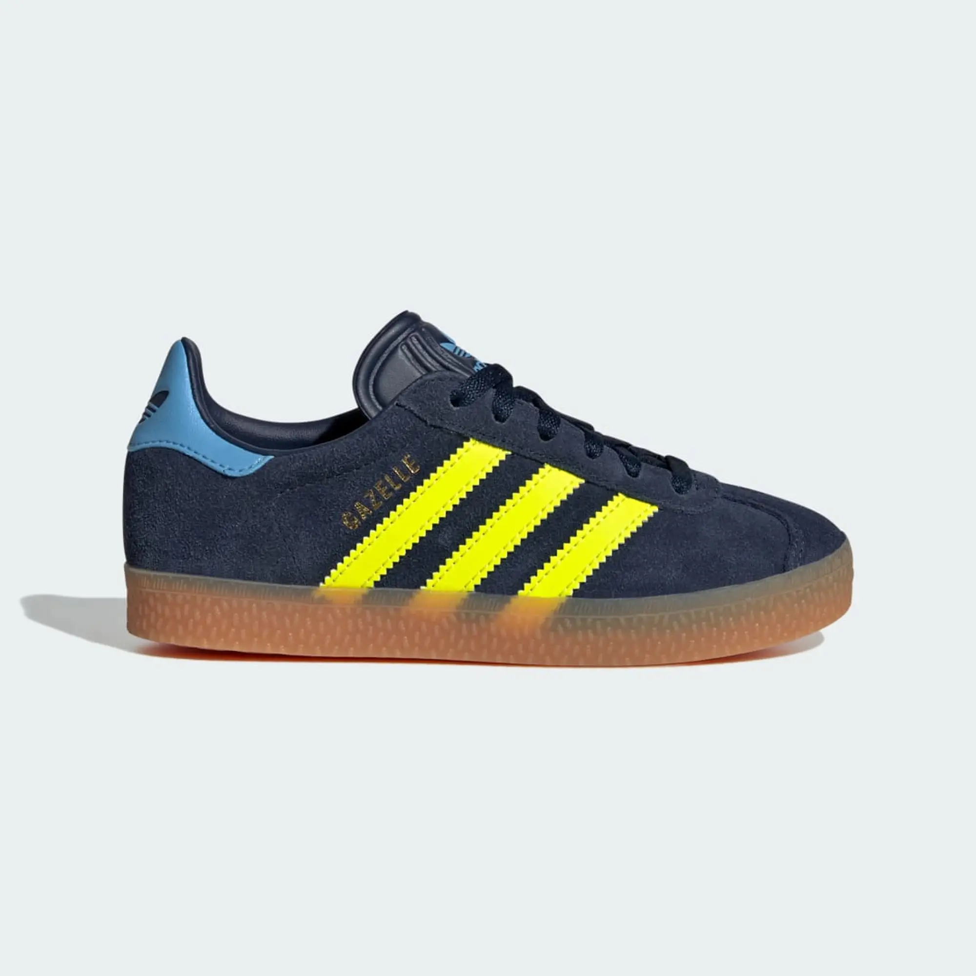 adidas navy multi gazelle Boys Junior trainers