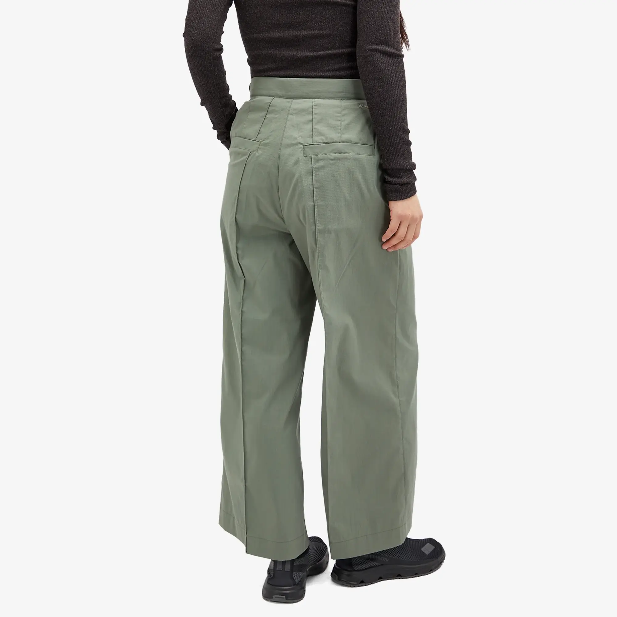 Snow Peak Women's FR Stretch Wide Leg Trousers Foliage