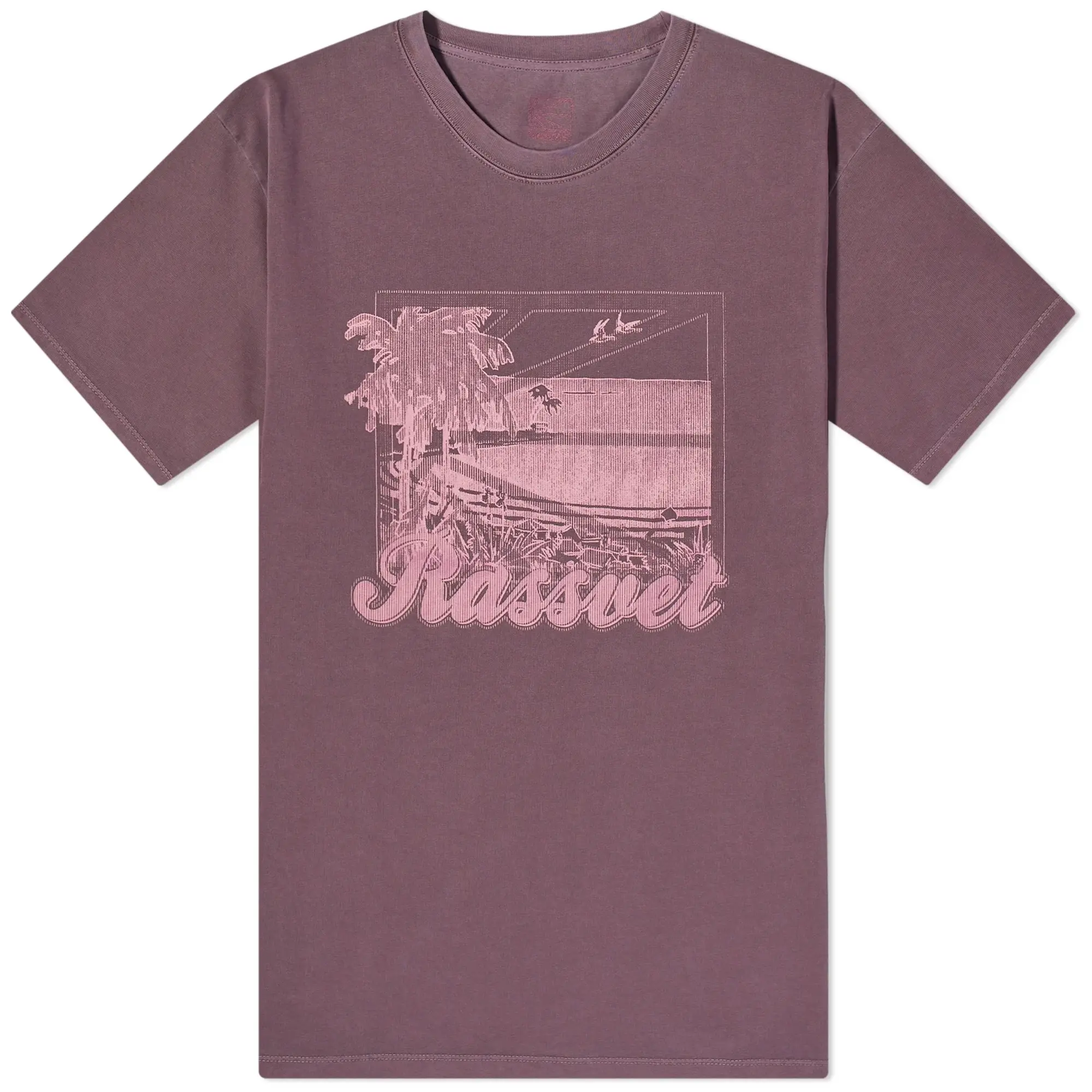 RASSVET Men's Miami T-Shirt Burgundy