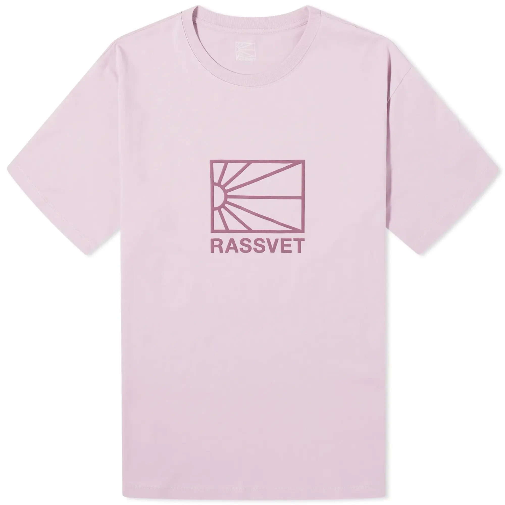 RASSVET Men's Big Logo T-Shirt Pink