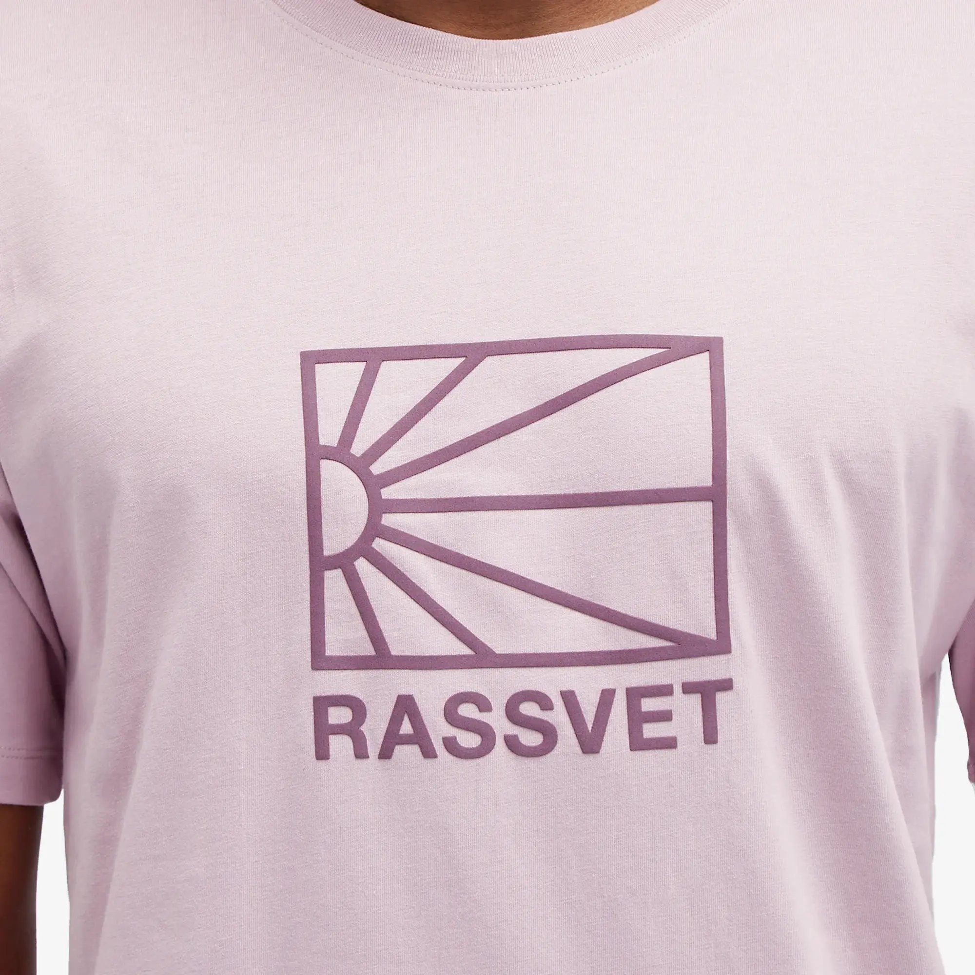RASSVET Men's Big Logo T-Shirt Pink