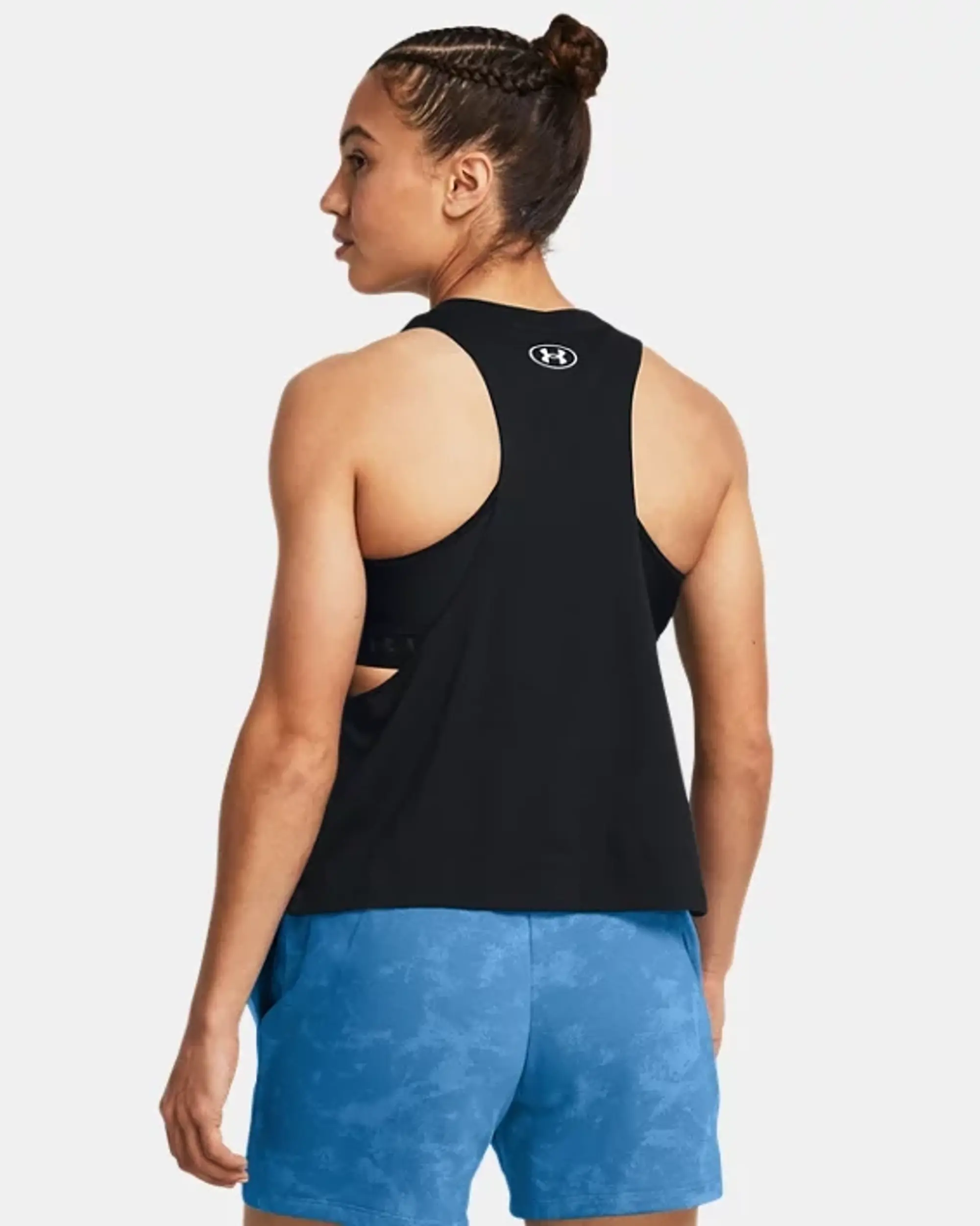 Tank Top Under Armour Project Rock W Neon Flame Tank Black/ Black L