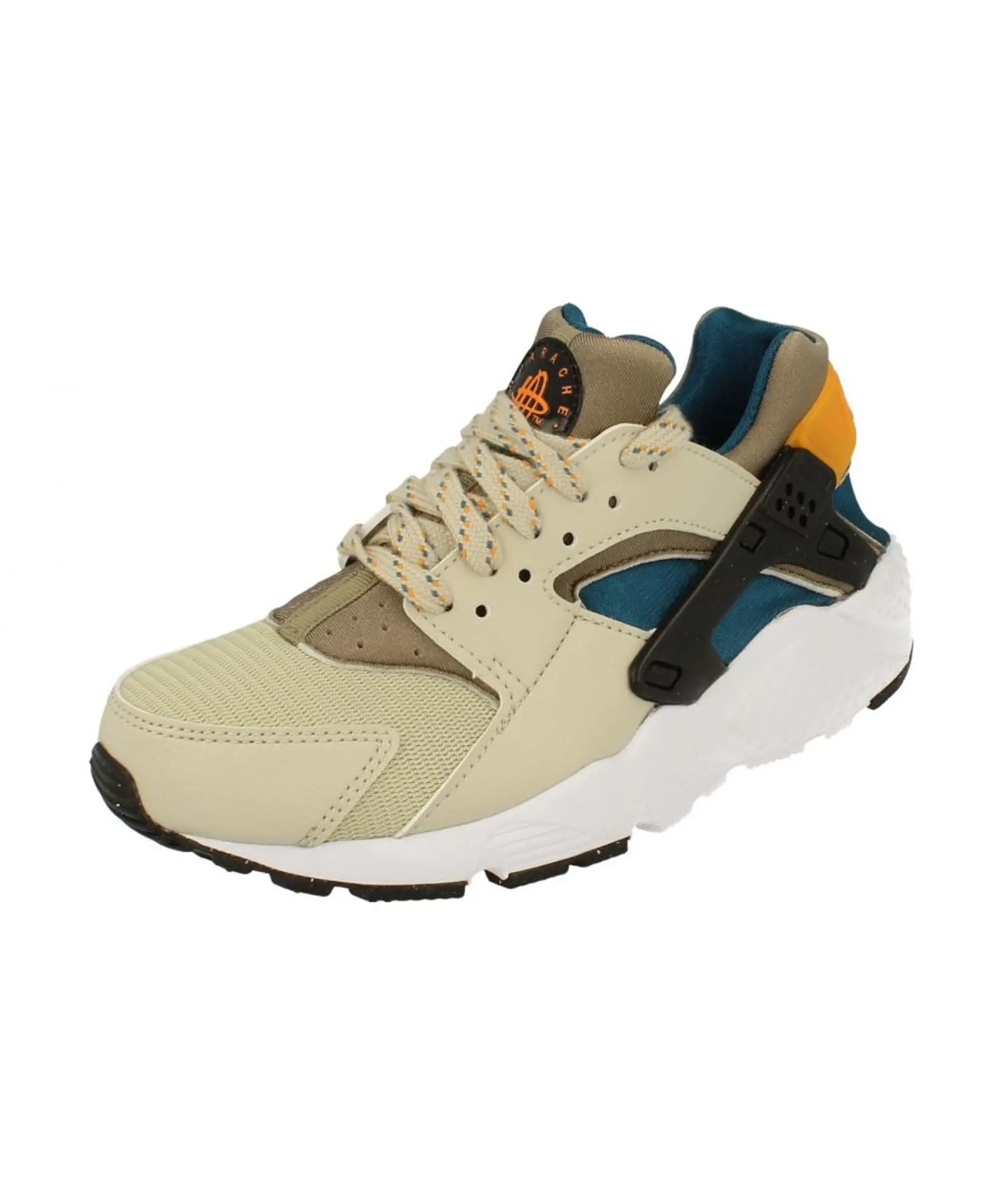 Nike Childrens Unisex Huarache Run Gs Grey Trainers DV7139 100 FOOTY.COM