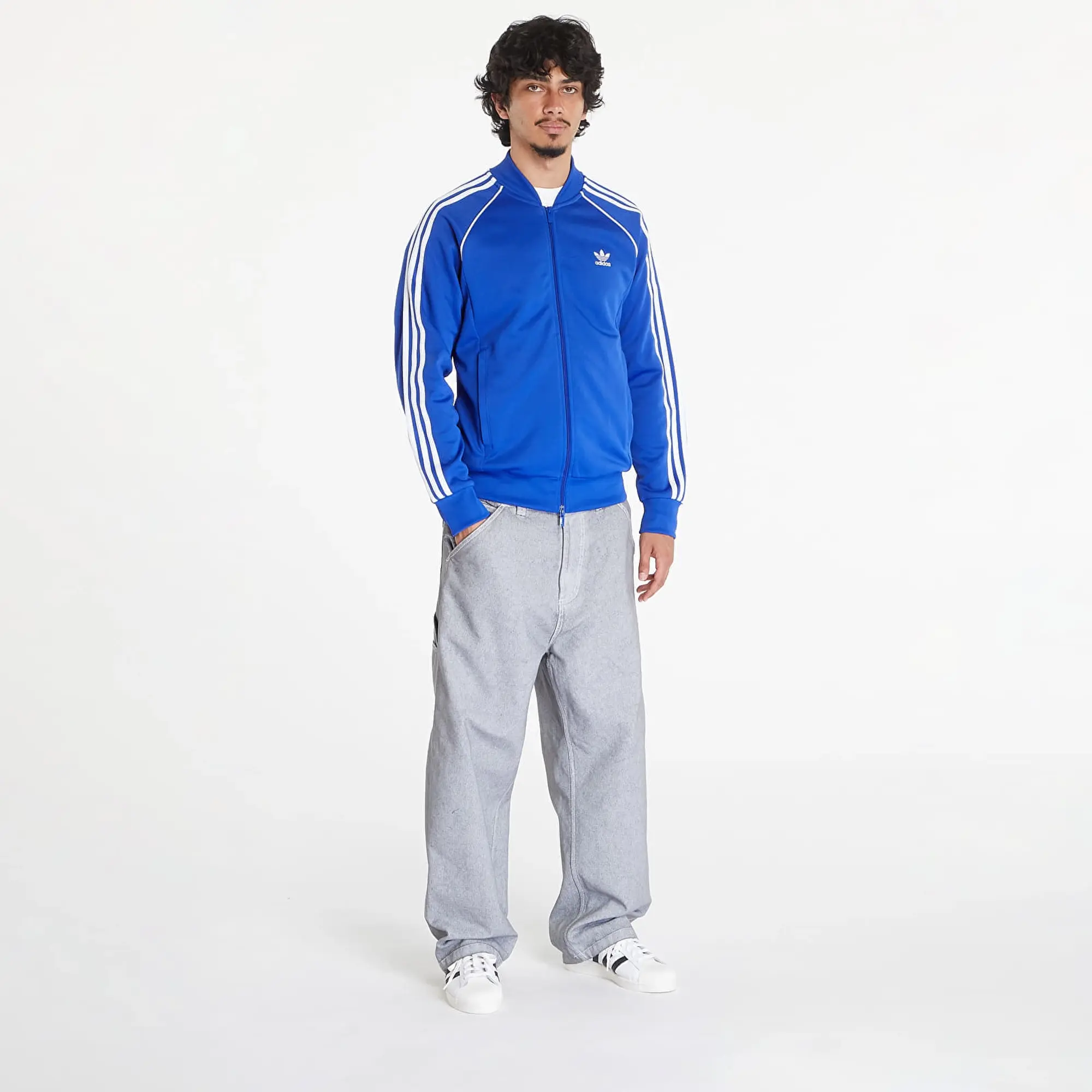 adidas Originals Sweatshirt Adidas Sst Track Top Semi Lucid Blue Xl