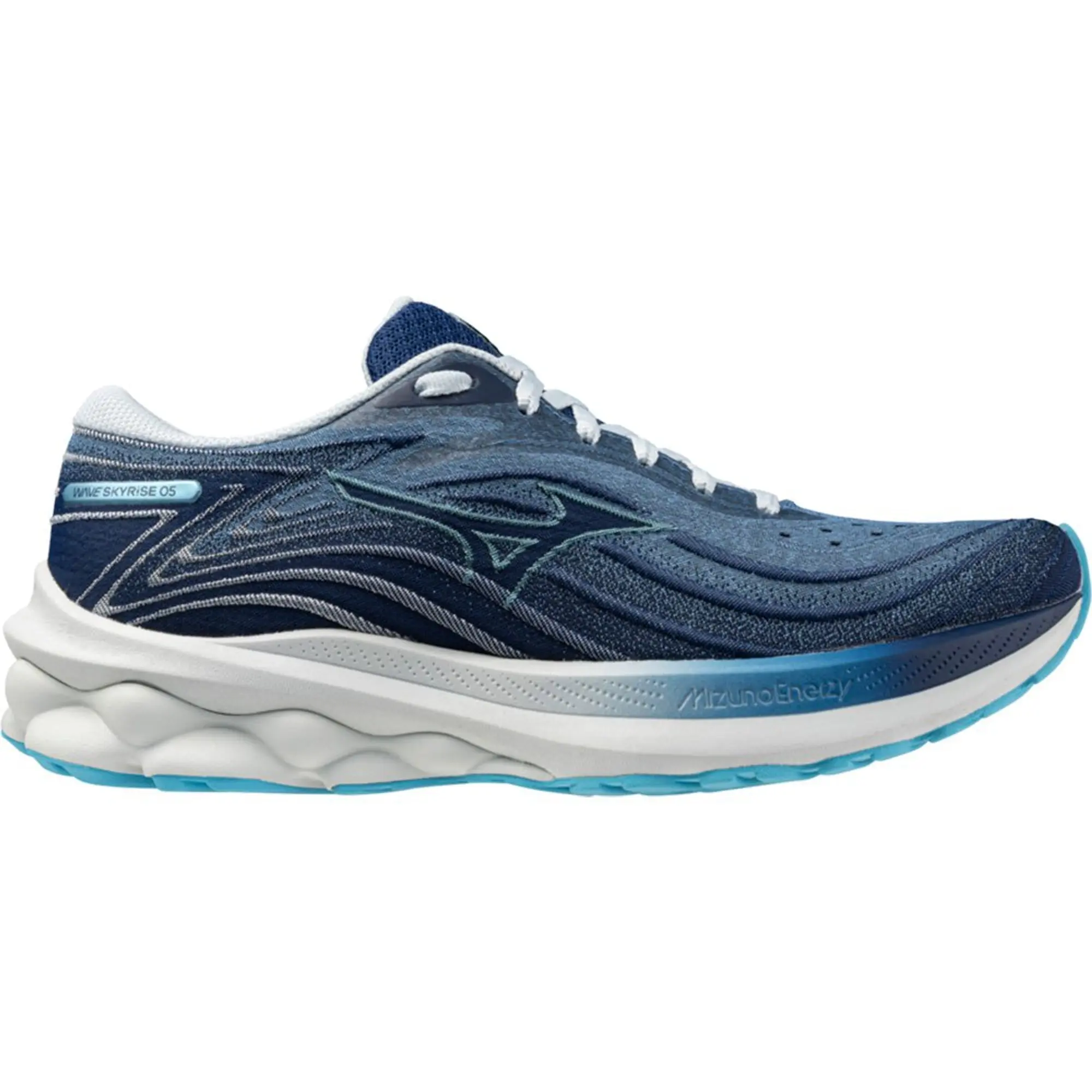 Sneakers Mizuno Wave Skyrise 5 Parisian Blue/ River Blue/ Estat Eur 38.5