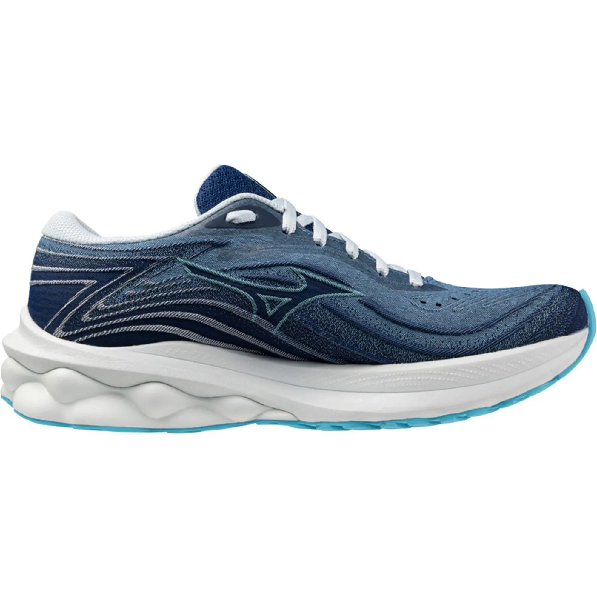 Sneakers Mizuno Wave Skyrise 5 Parisian Blue/ River Blue/ Estat Eur 38.5