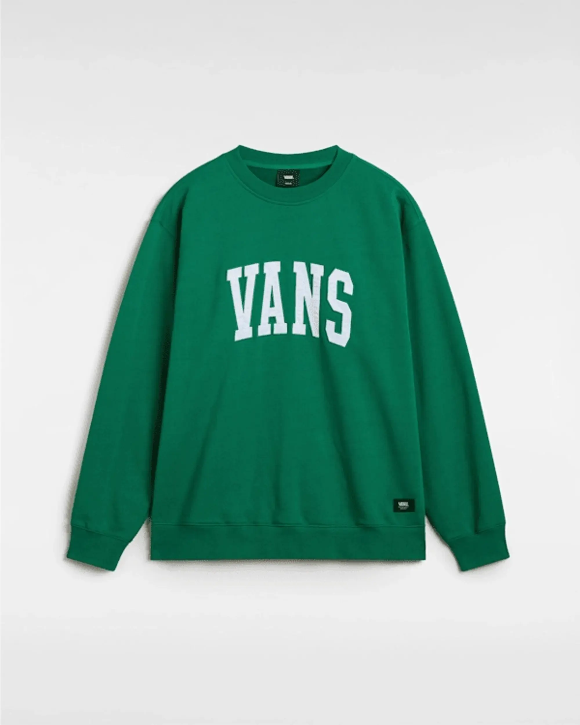 Vans - Original Standards Varsity Loose Crew Sweatshirt, Man, Green