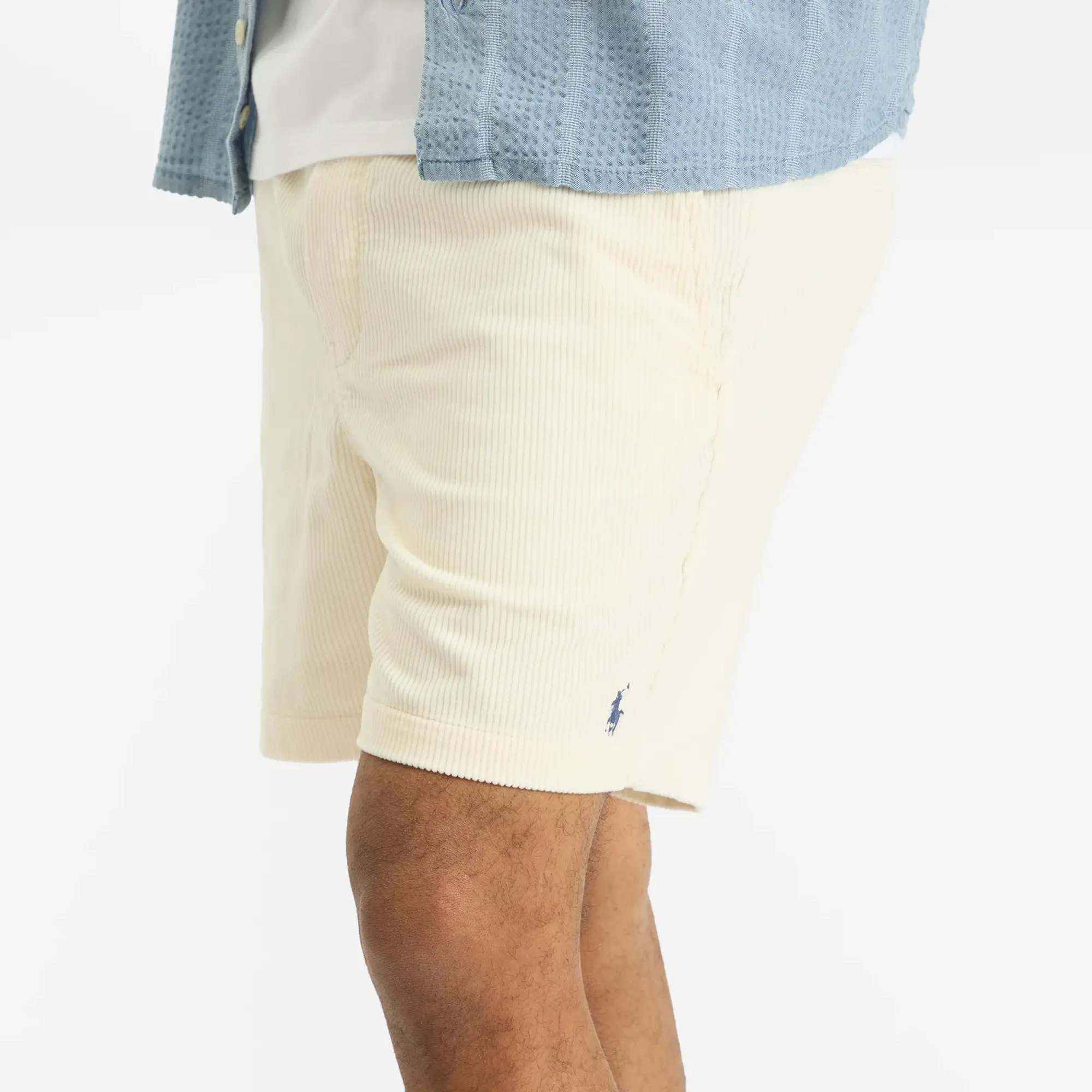 Polo Ralph Lauren Men's Cord Prepster Shorts White