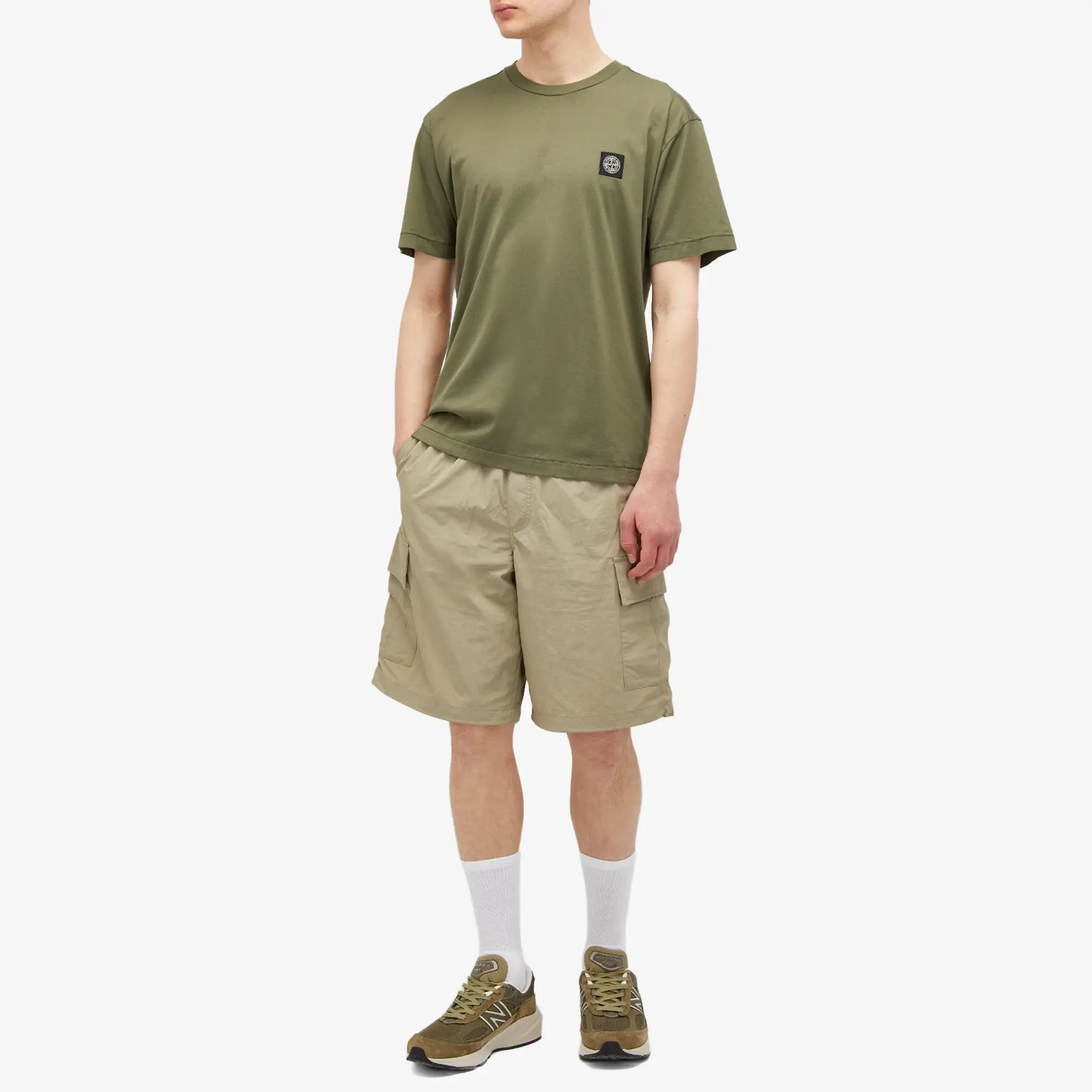 Stone Island Men's Patch T-Shirt Musk