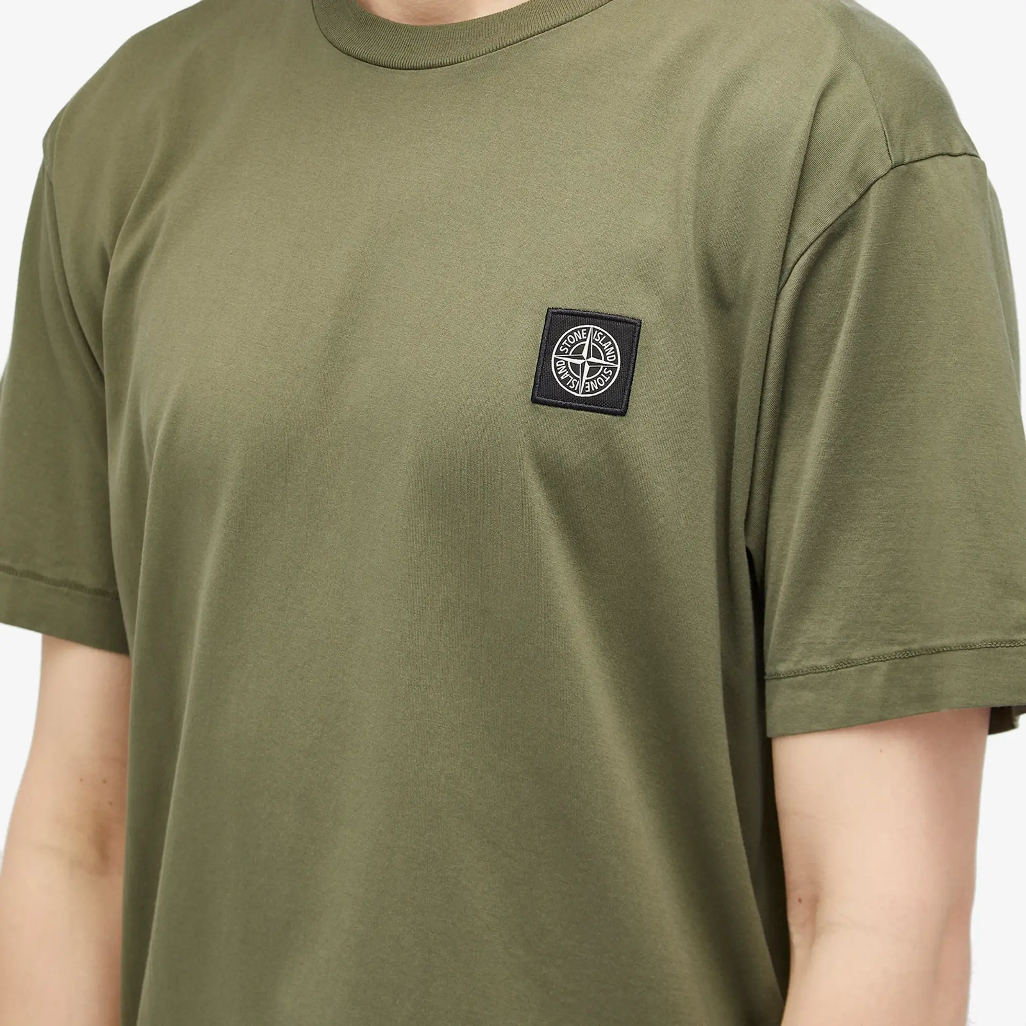 Stone Island Men's Patch T-Shirt Musk