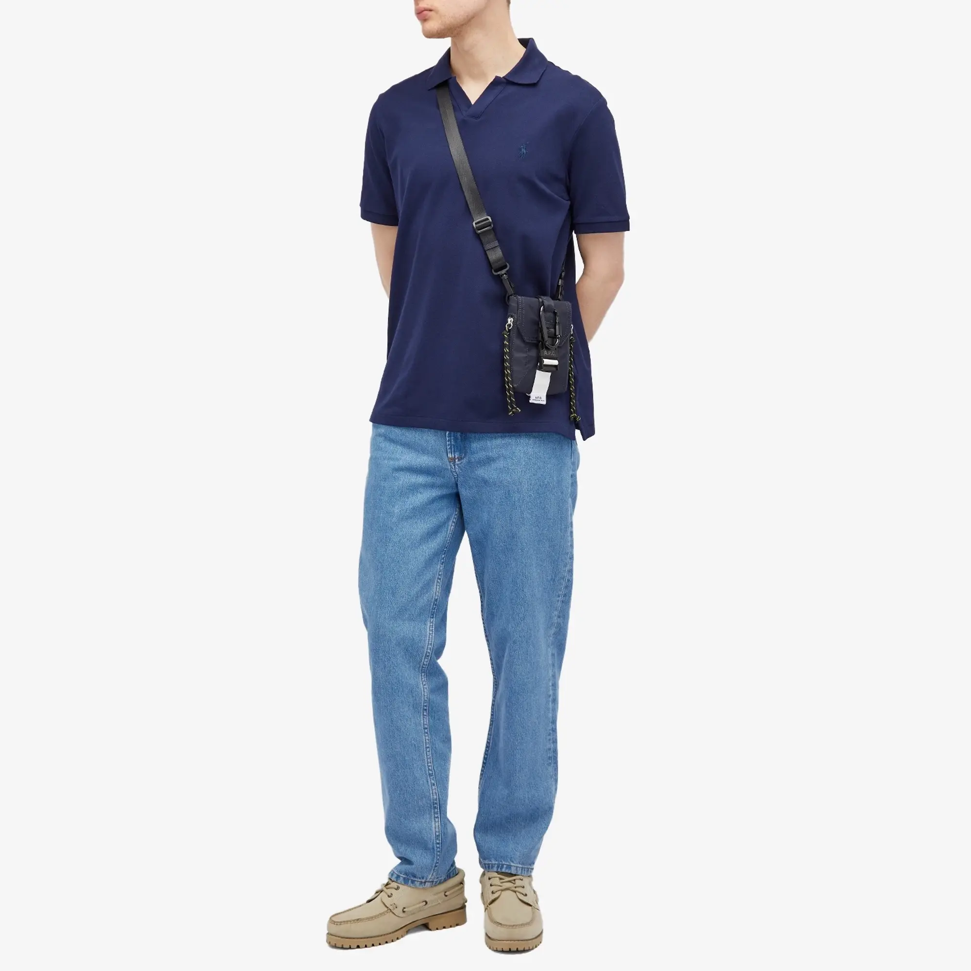 Polo Ralph Lauren Men's Johny Skipper Collar Polo Shirt Refined Navy