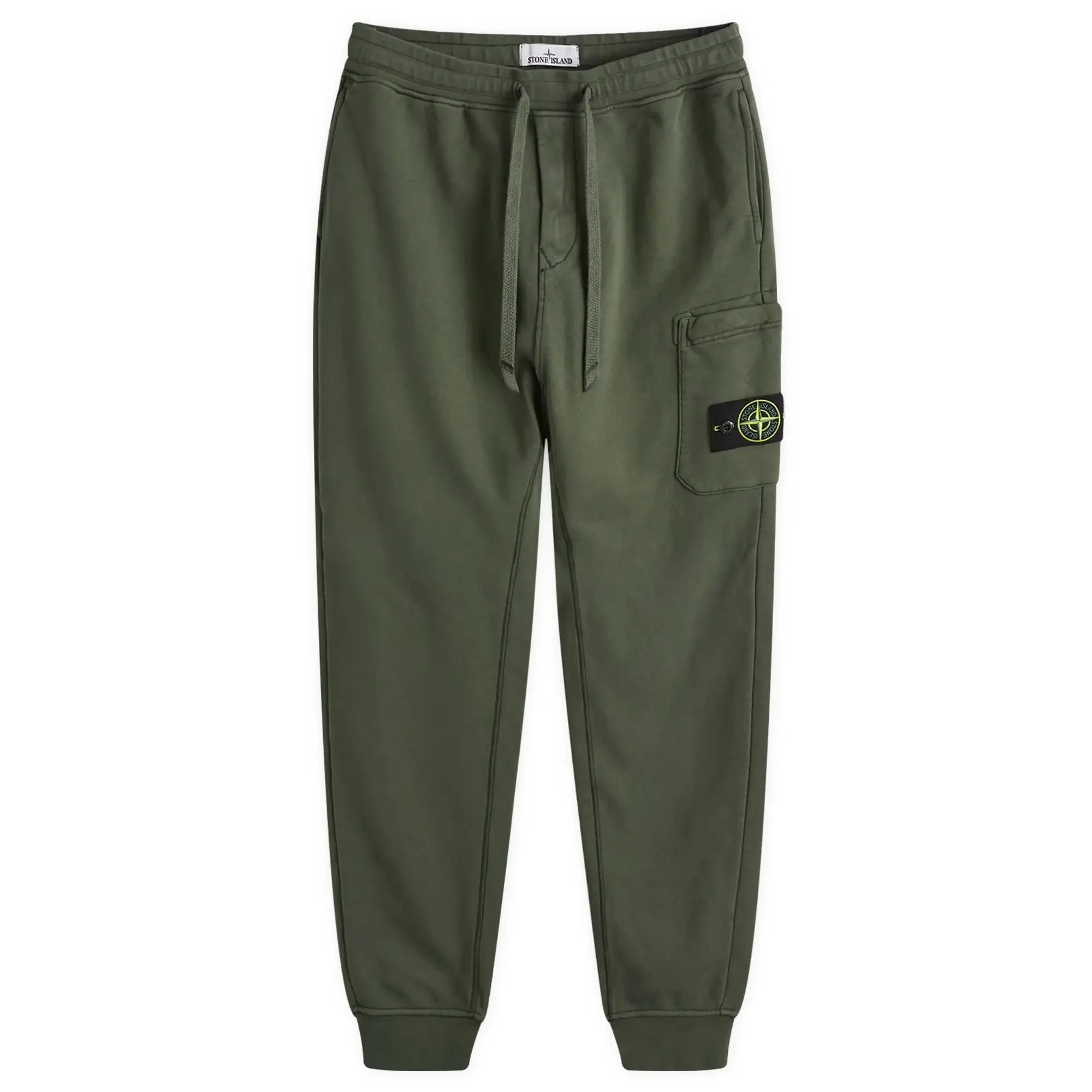 Stone Island Men's Cotton Fleece Garment Dyed Pocket Jogger Musk