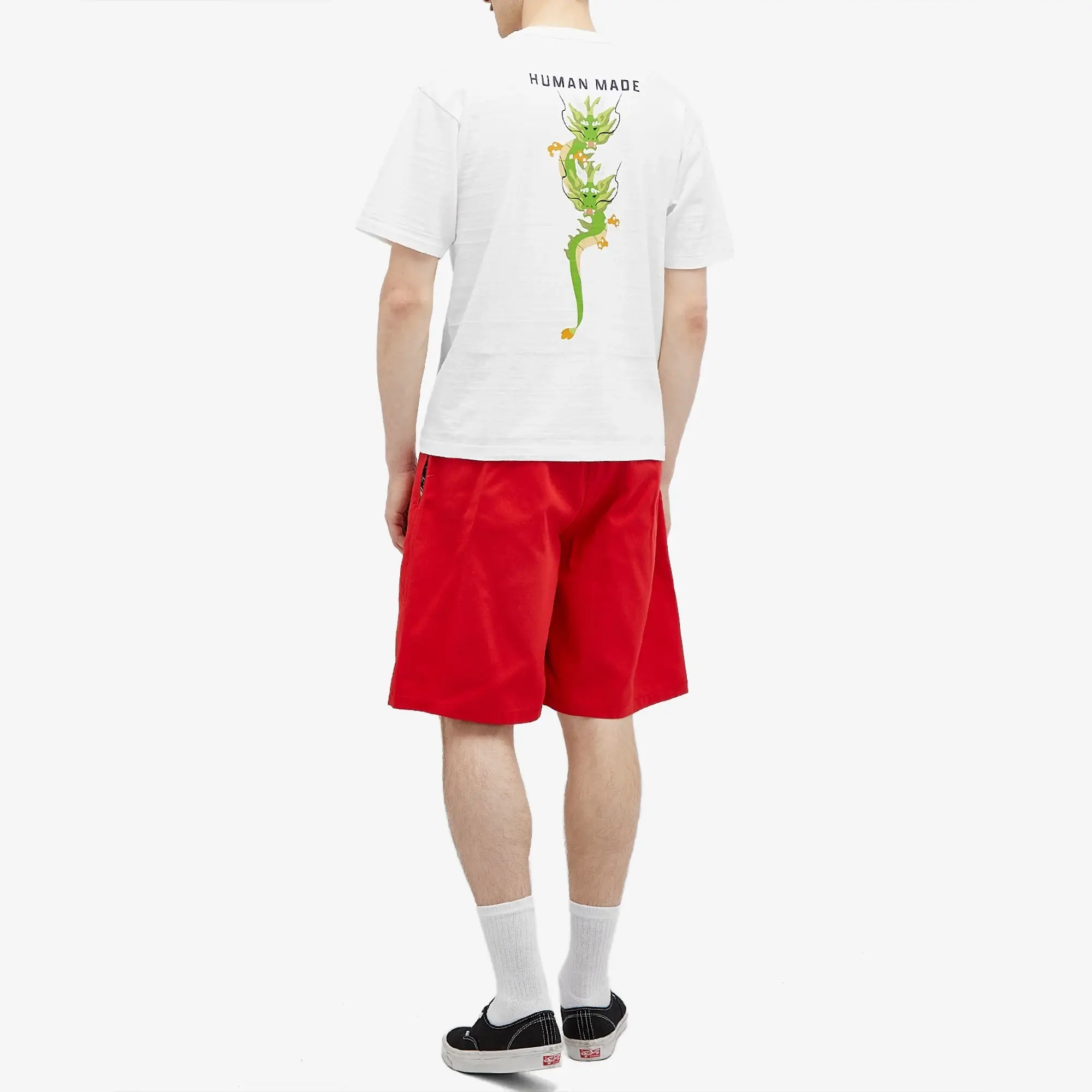 Human Made Men's Dragon Back Print T-Shirt White